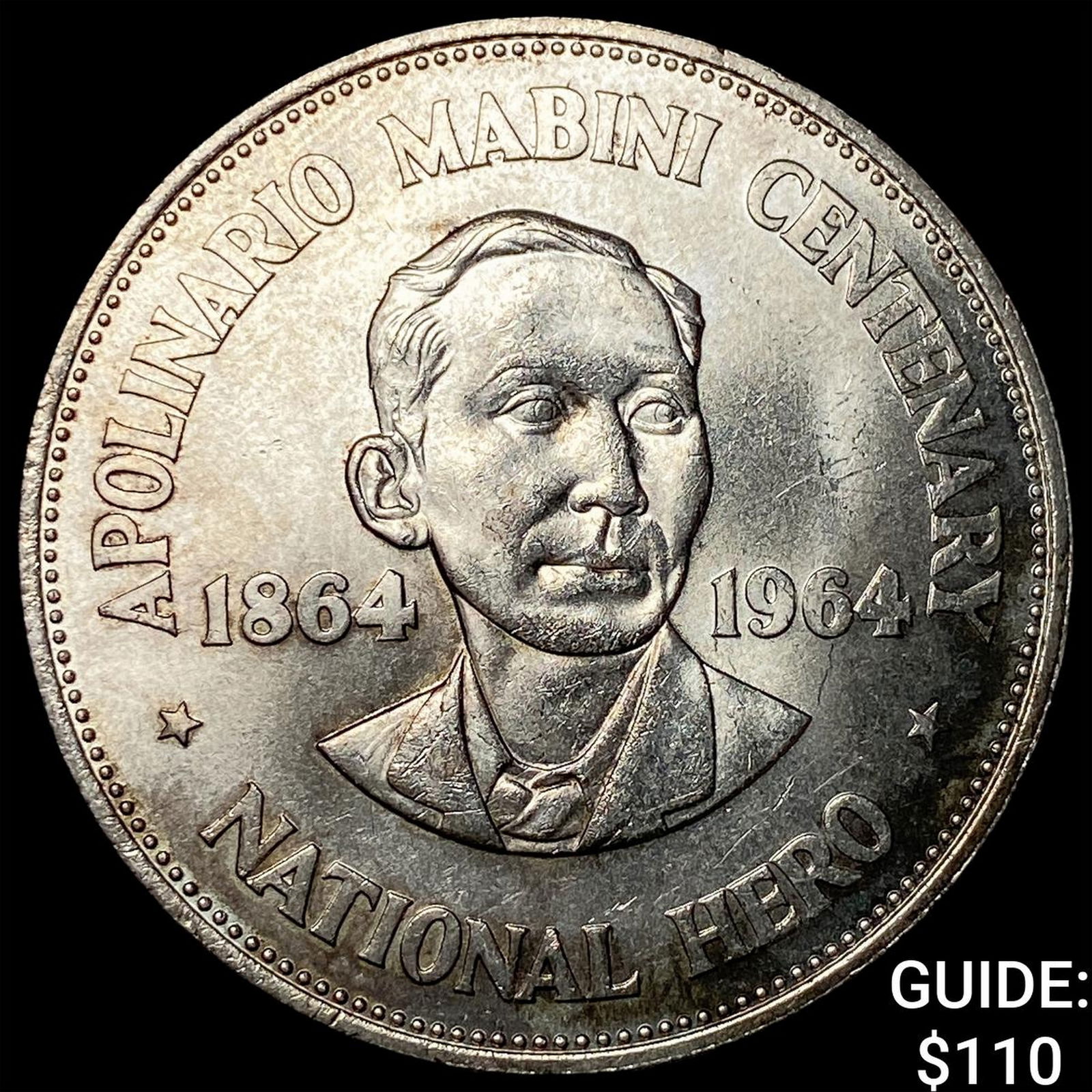 1964 Philippines Silver 1 Peso UNCIRCULATED (1 of 2)