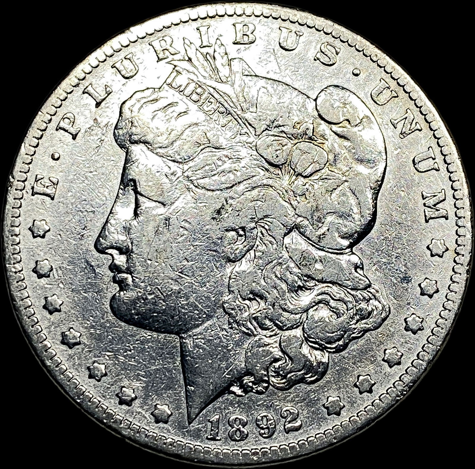 1892-O Silver Morgan Dollar CLOSELY UNCIRCULATED (1 of 2)