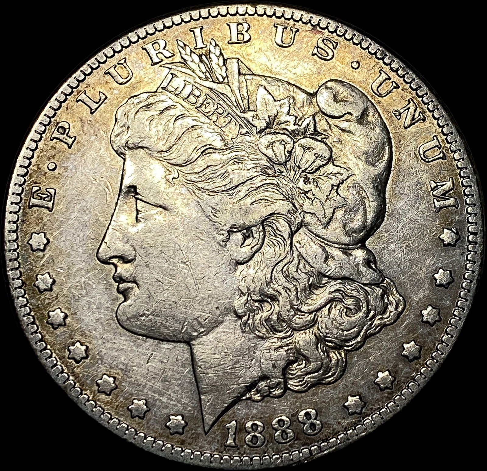 1888-S Silver Morgan Dollar CLOSELY UNCIRCULATED (1 of 2)