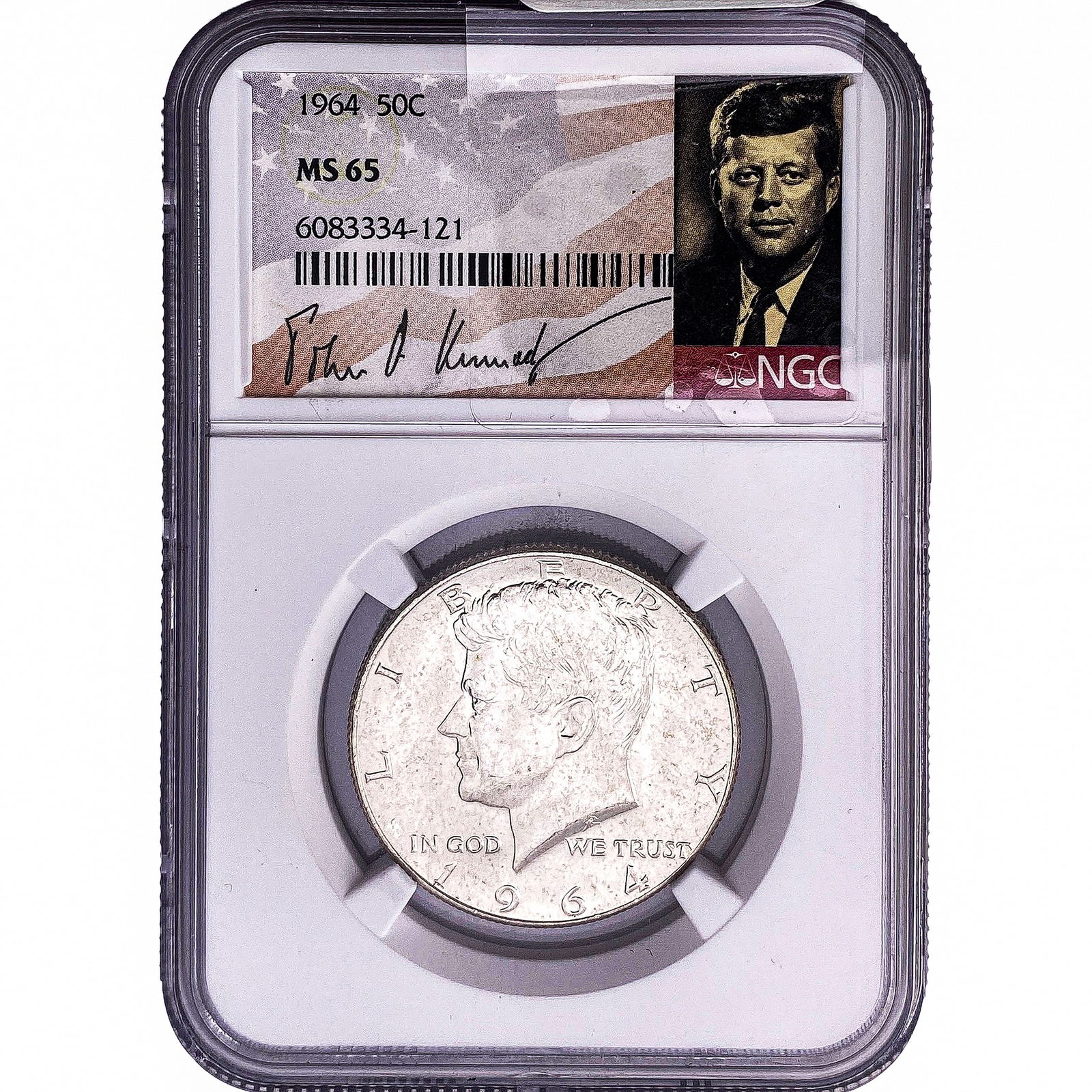 1964 Kennedy Half Dollar NGC MS65 (1 of 2)