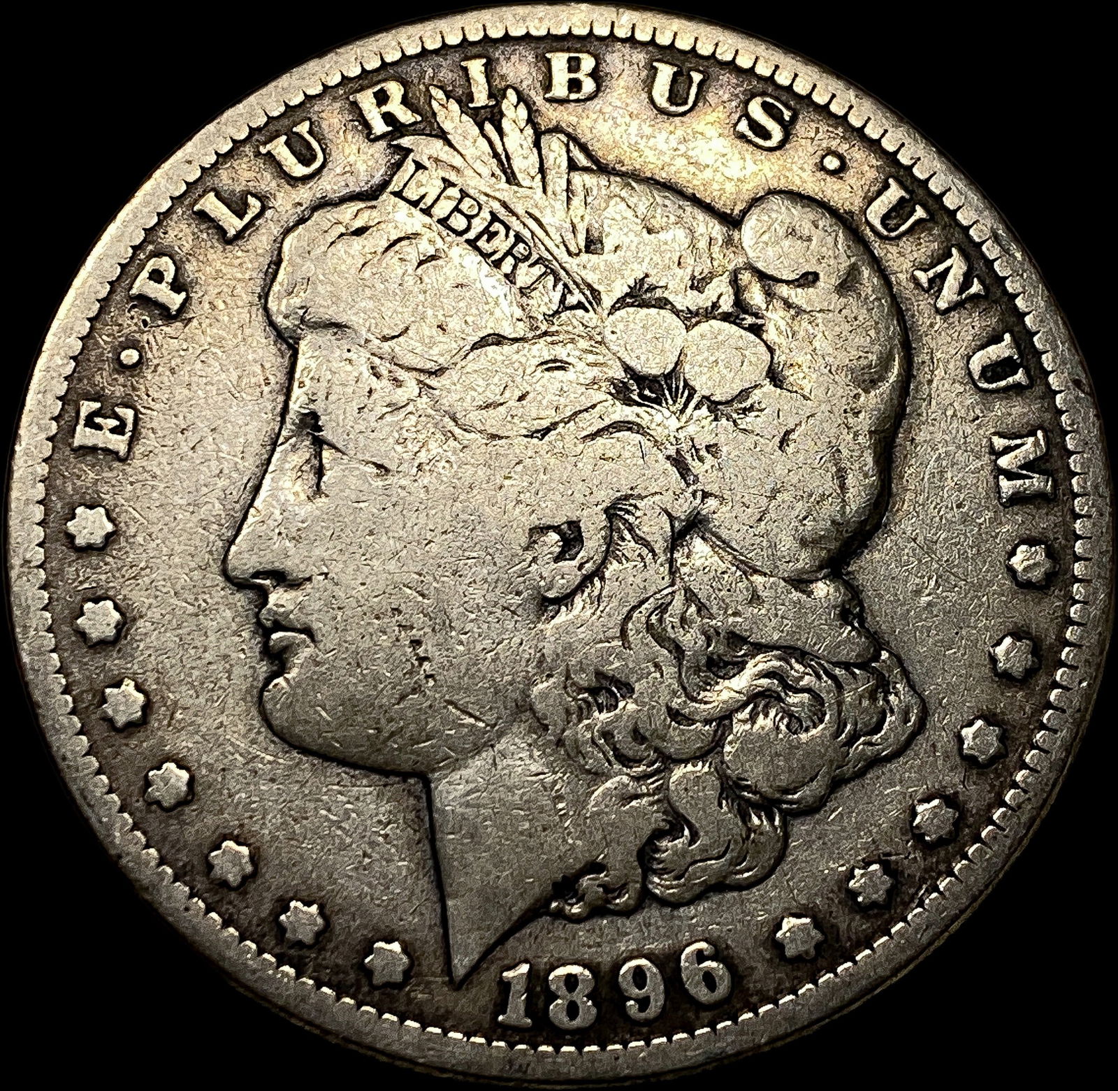 1896-S Silver Morgan Dollar CLOSELY UNCIRCULATED (1 of 2)