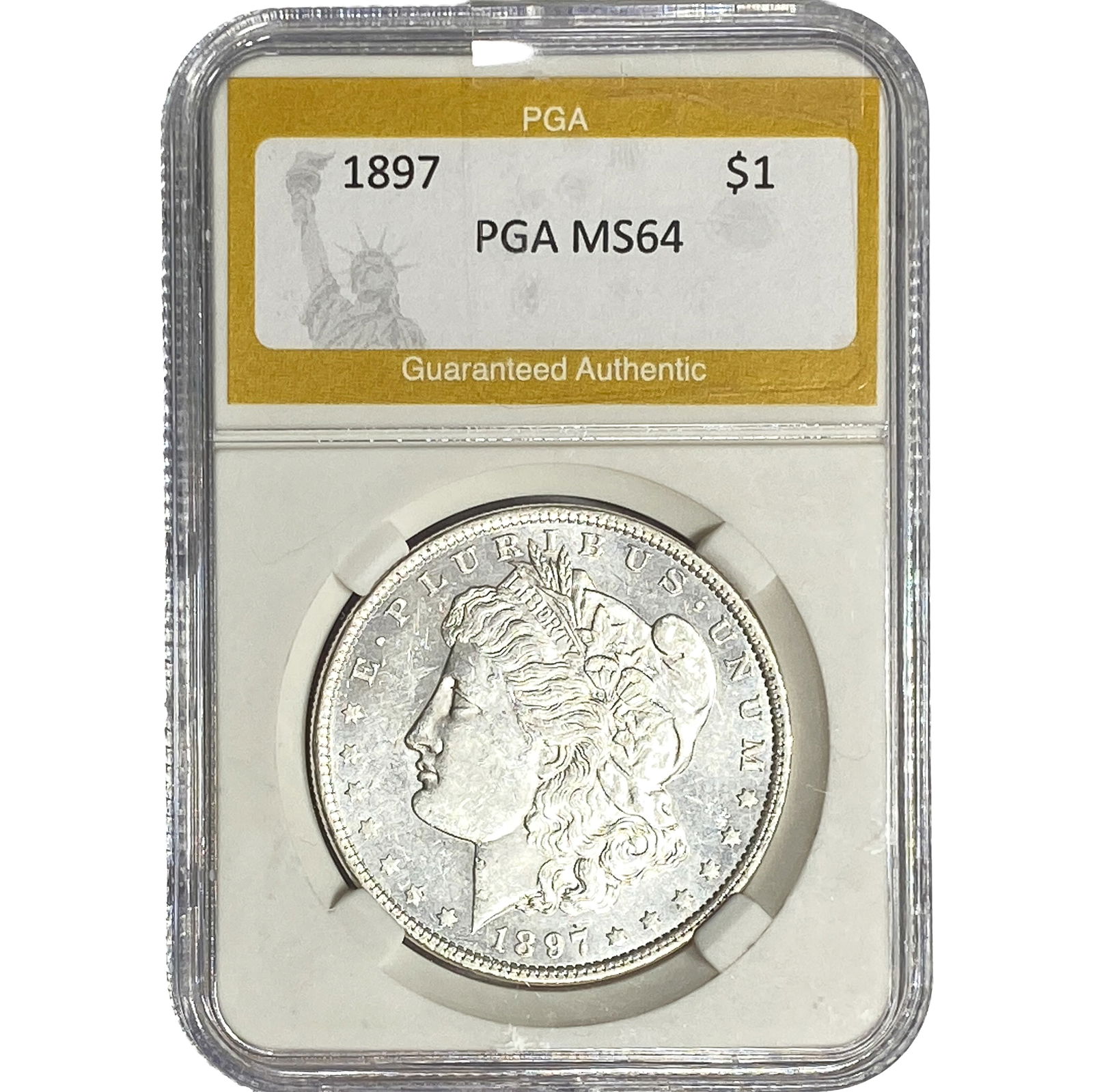 1897 Morgan Silver Dollar PGA MS64 (1 of 2)