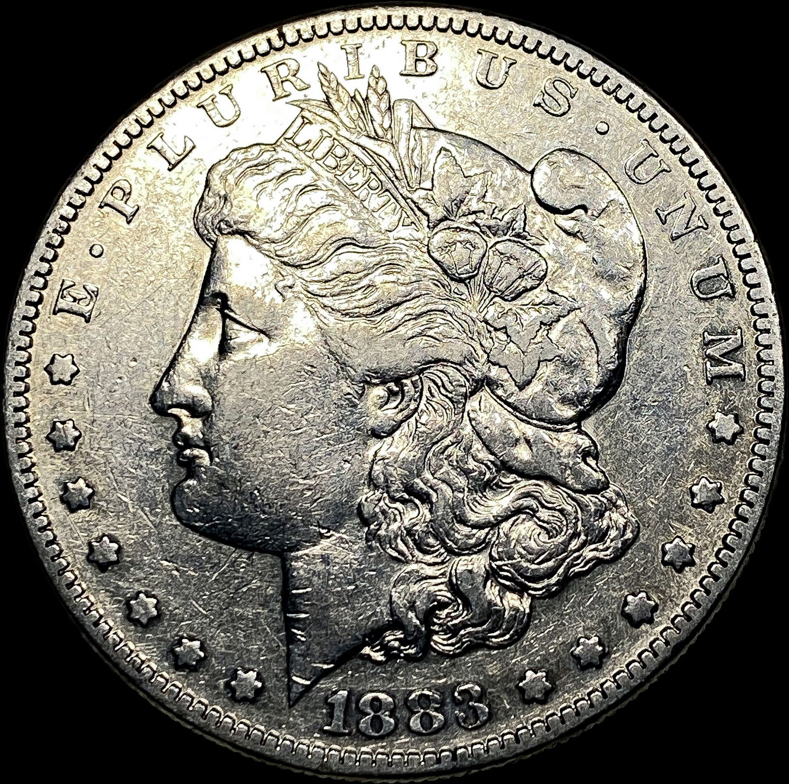 1883-S Silver Morgan Dollar NEARLY UNCIRCULATED: 1883-S Silver Morgan Dollar NEARLY UNCIRCULATED