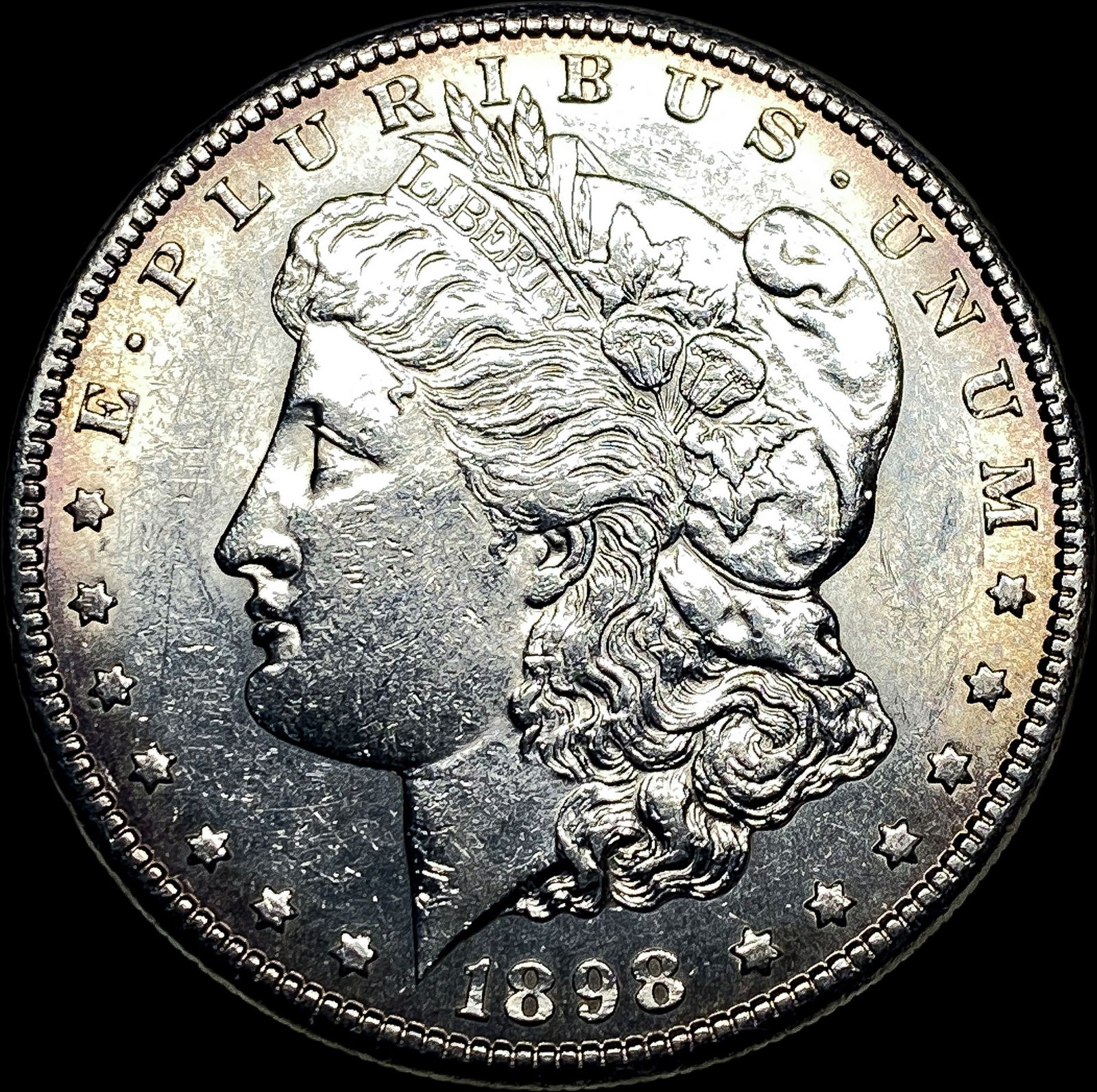 1898-S Silver Morgan Dollar CLOSELY UNCIRCULATED: 1898-S Silver Morgan Dollar CLOSELY UNCIRCULATED
