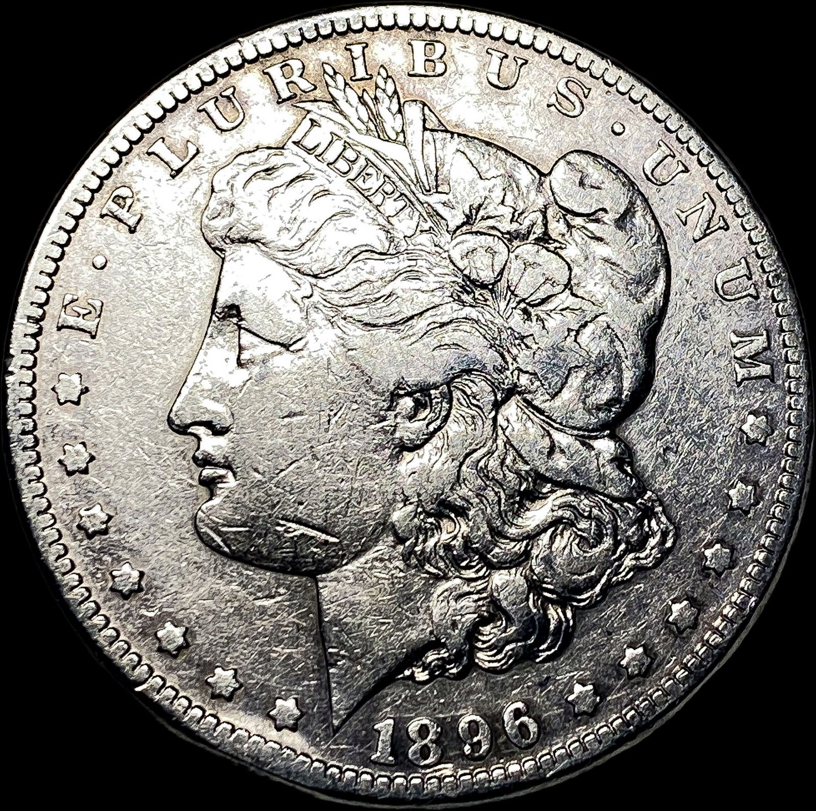 1896-S Silver Morgan Dollar LIGHTLY CIRCULATED: 1896-S Silver Morgan Dollar LIGHTLY CIRCULATED