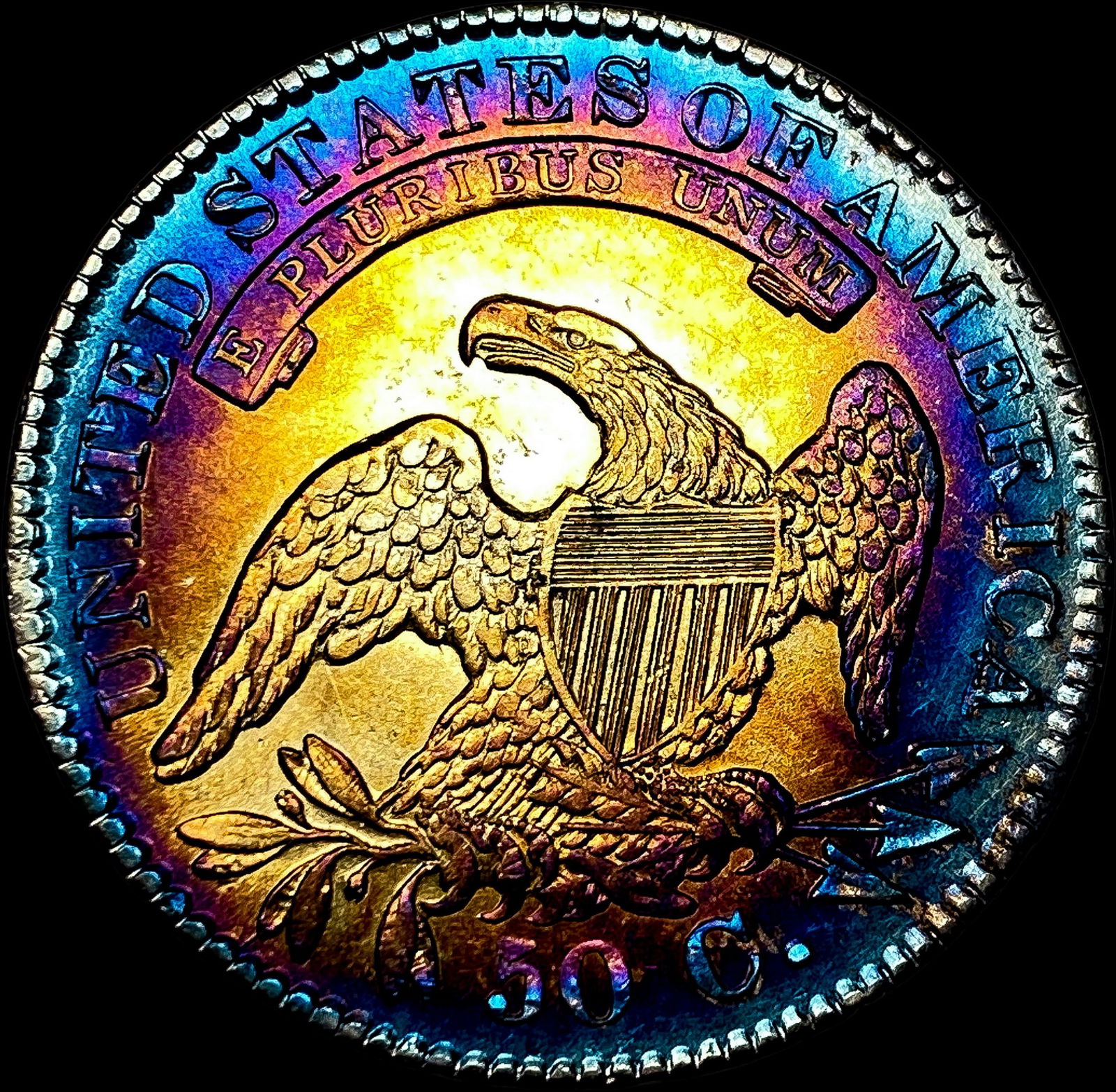 1832 Capped Bust Half Dollar CLOSELY UNCIRCULATED - 2