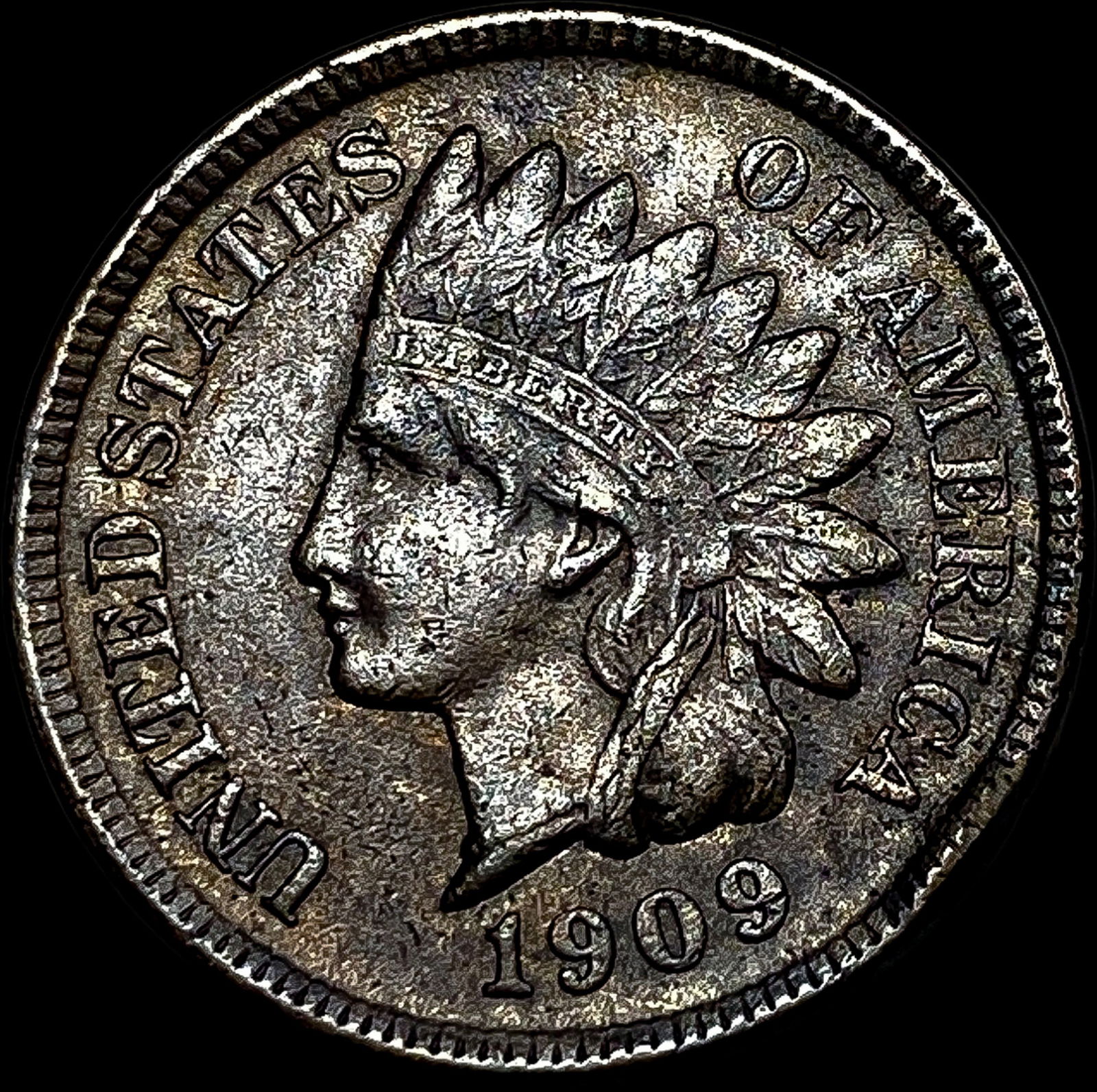 1909-S Indian Head Cent HIGH GRADE (1 of 2)