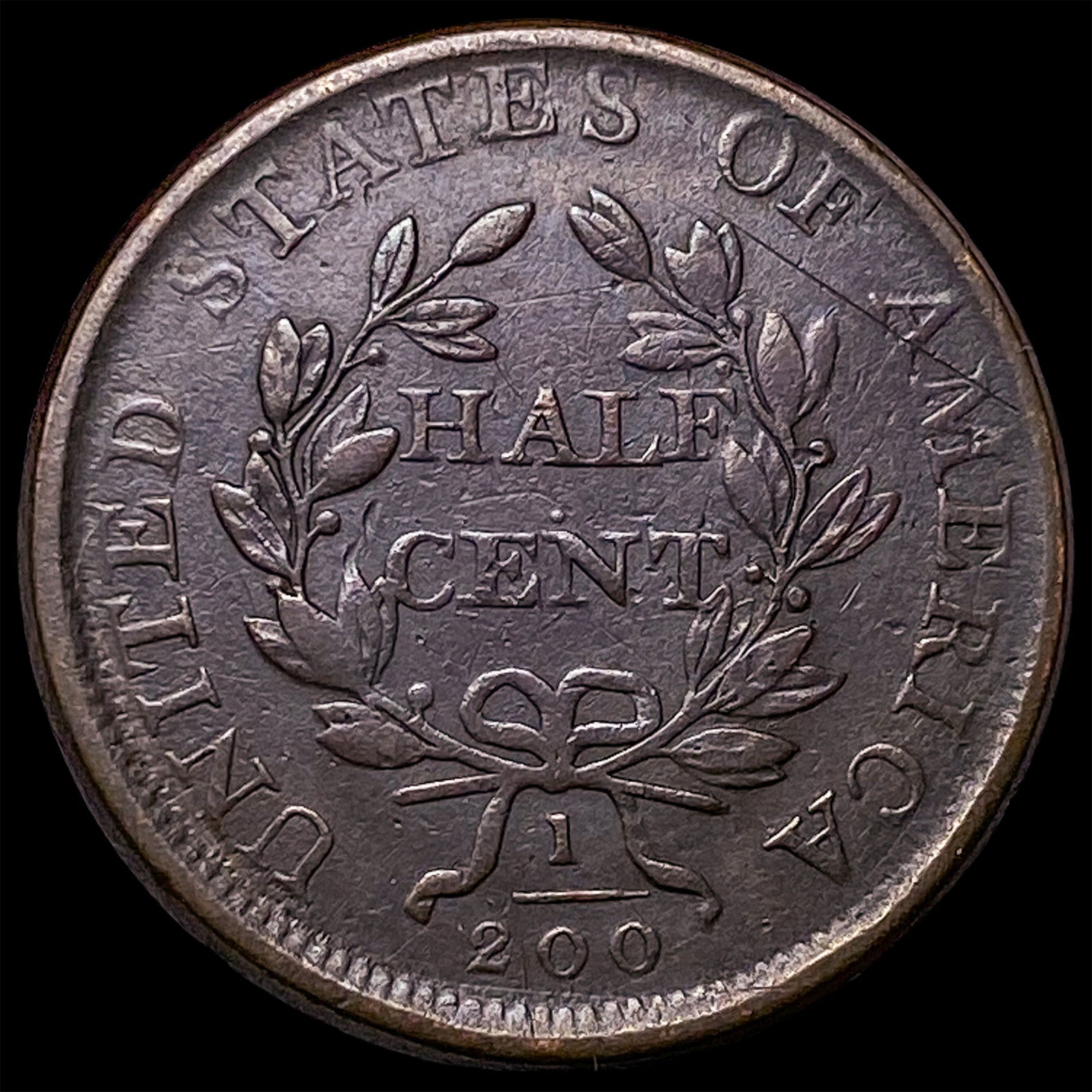 1807 Draped Bust Half Cent HIGH GRADE - 2