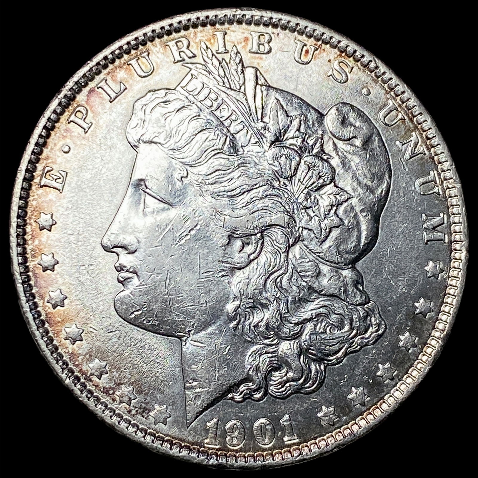 1901 Silver Morgan Dollar CLOSELY UNCIRCULATED: 1901 Silver Morgan Dollar CLOSELY UNCIRCULATED