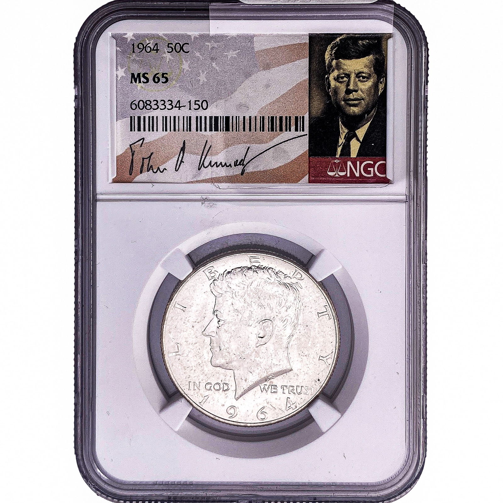 1964 Kennedy Half Dollar NGC MS65 (1 of 2)