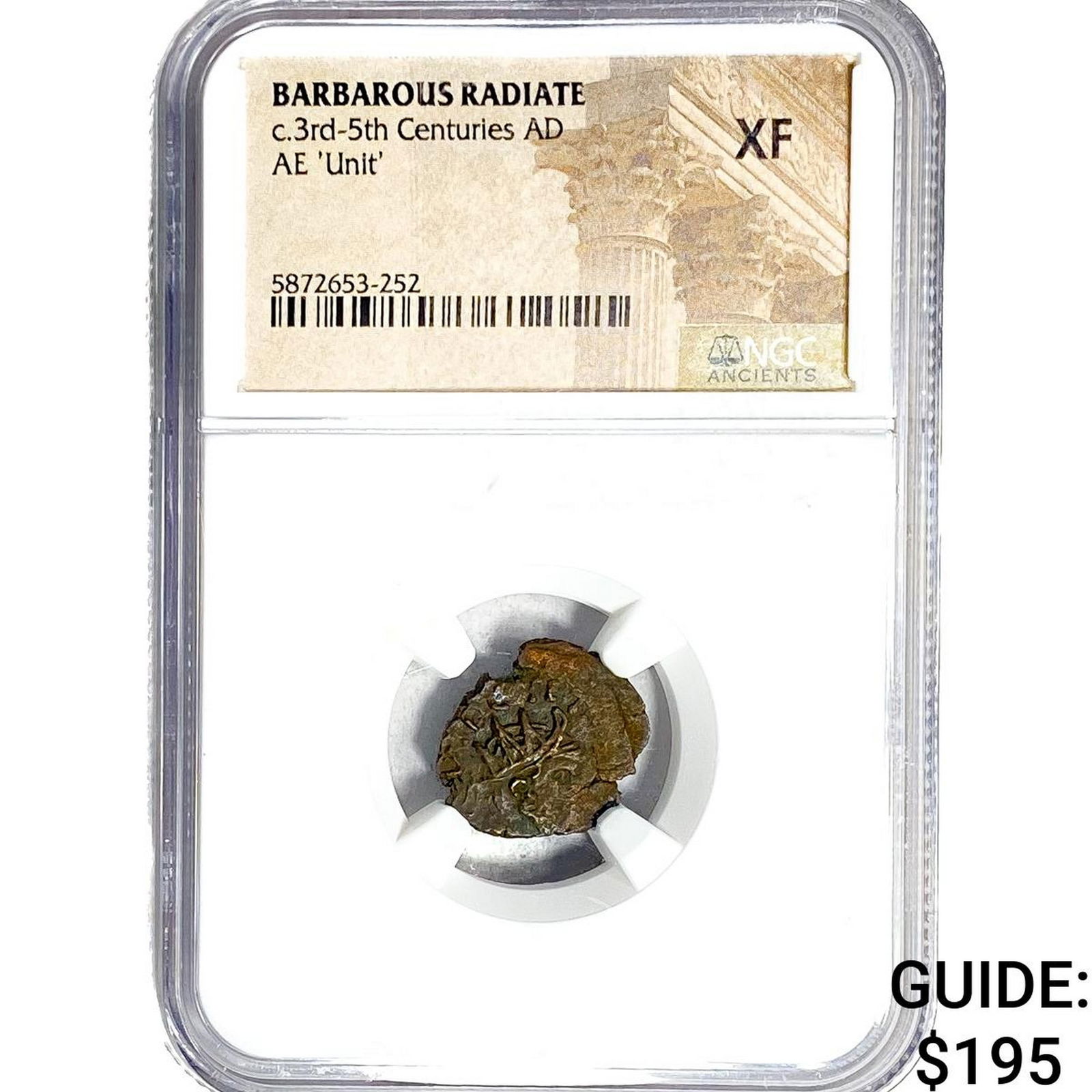 Barbarous Radiate 3rd-5th Cent AD Bronze Unit: Barbarous Radiate 3rd-5th Cent AD Bronze Unit