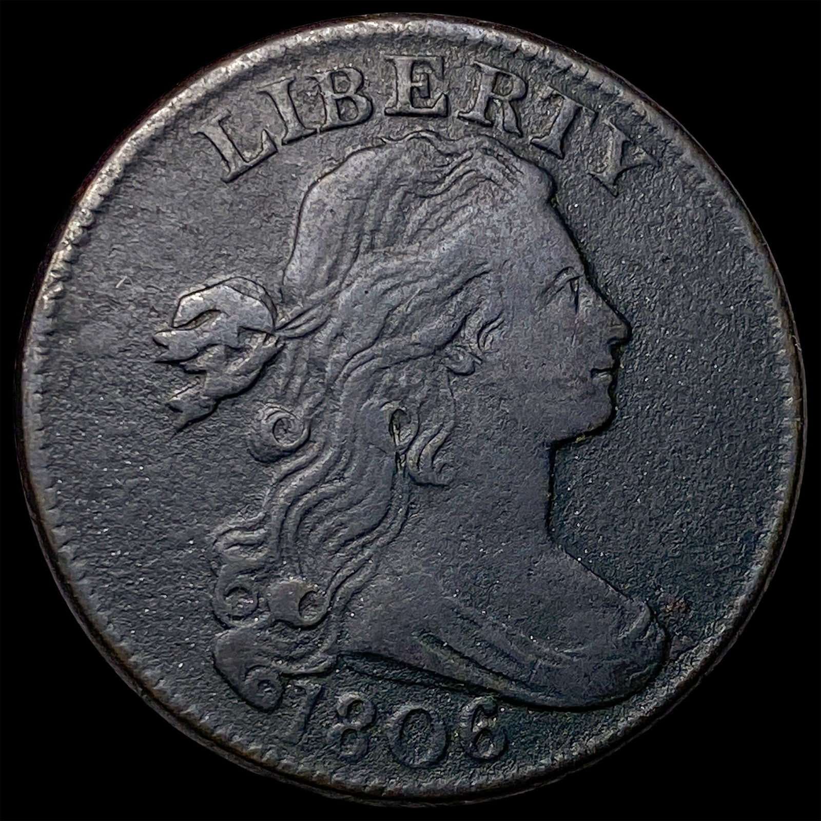 1806 Draped Bust Large Cent HIGH GRADE: 1806 Draped Bust Large Cent HIGH GRADE