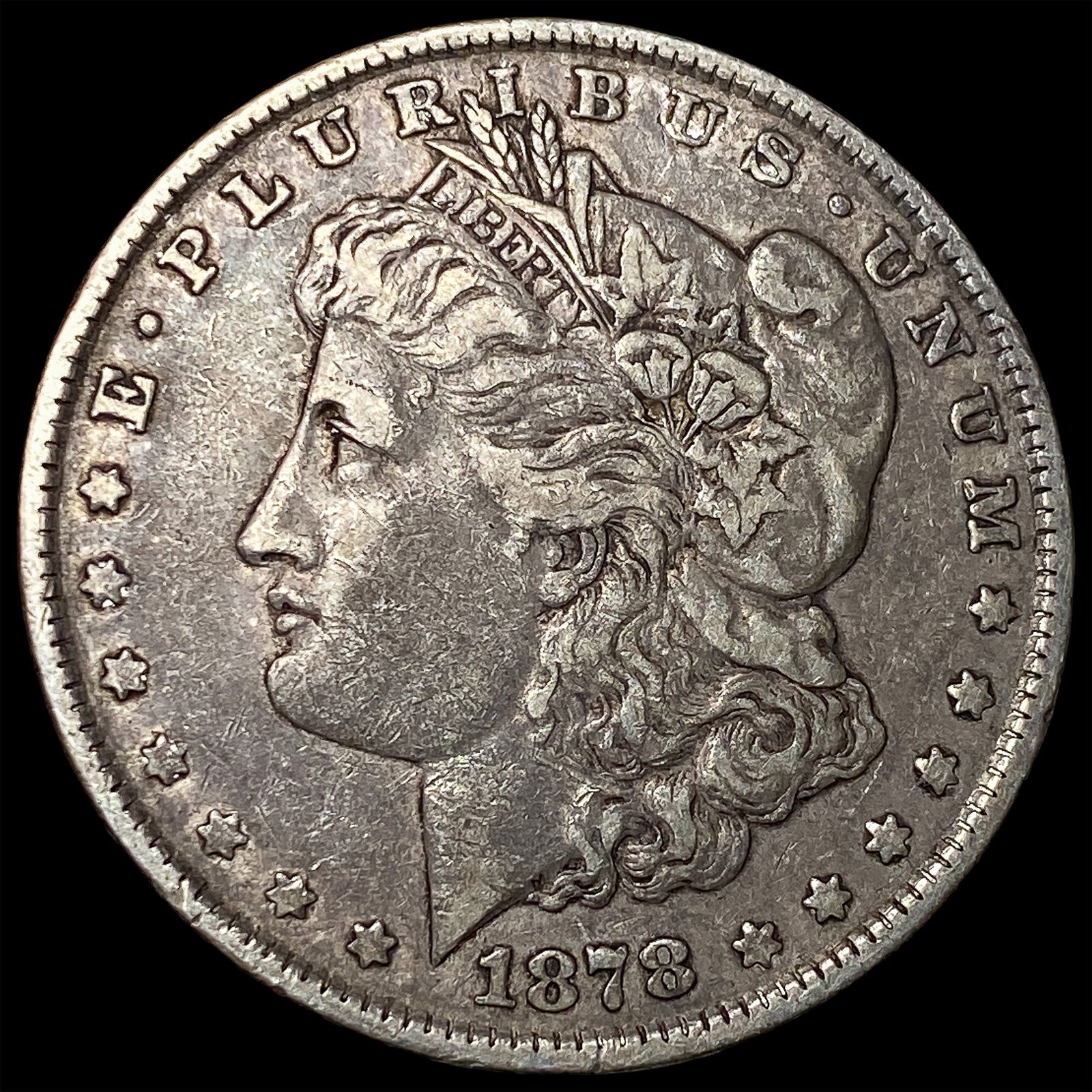 1878 Silver Morgan Dollar CLOSELY UNCIRCULATED: 1878 Silver Morgan Dollar CLOSELY UNCIRCULATED