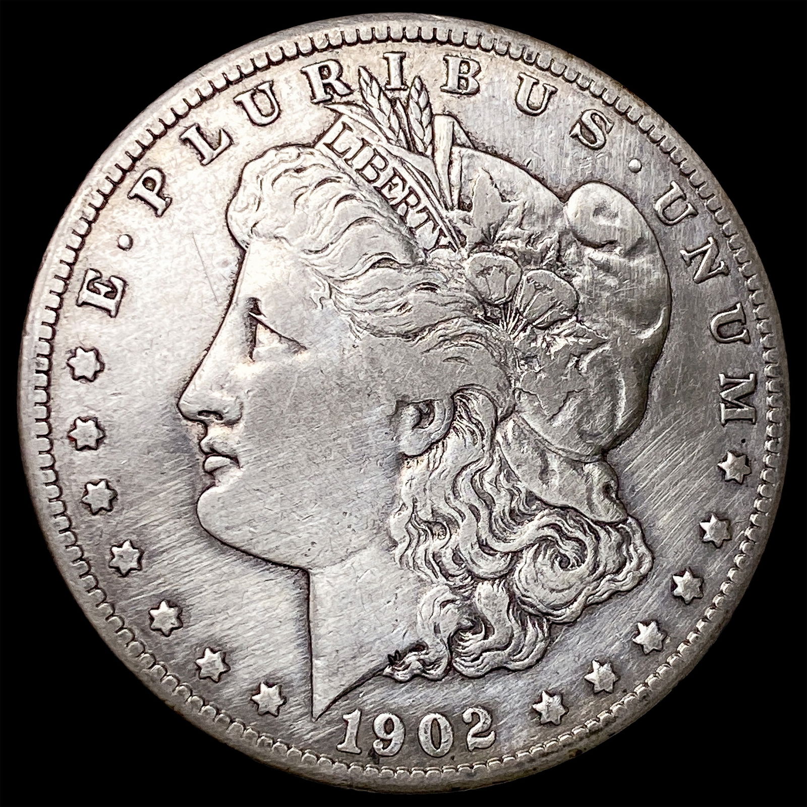 1902-S Silver Morgan Dollar CLOSELY UNCIRCULATED: 1902-S Silver Morgan Dollar CLOSELY UNCIRCULATED