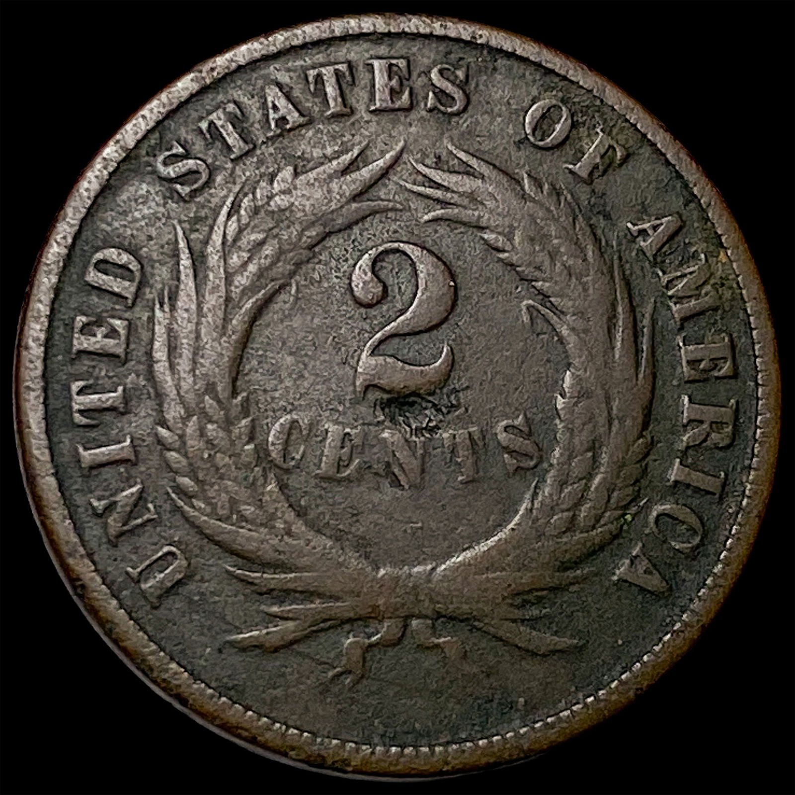 1872 Two-Cent Piece UNCIRCULATED - 2