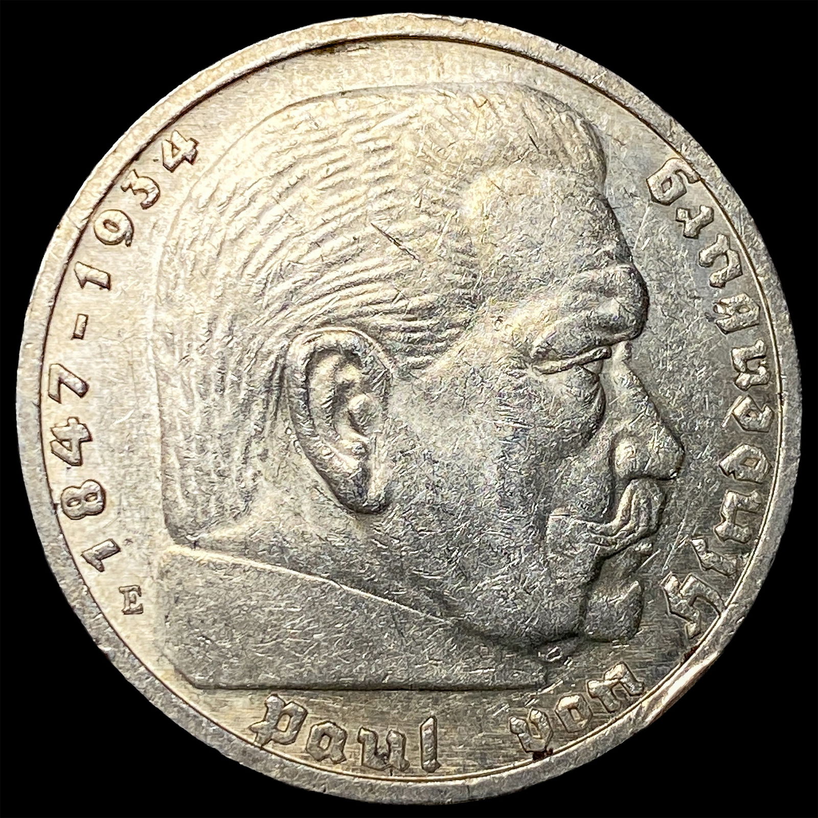 1936 Germany Silver 5 Reichsmarks CLOSELY UNCIRCULATED (1 of 2)