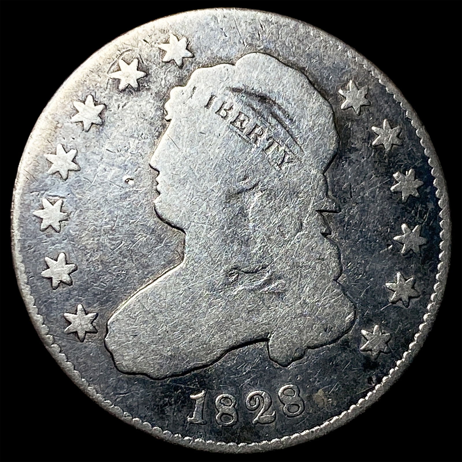 1828 Capped Bust Quarter UNCIRCULATED (1 of 2)