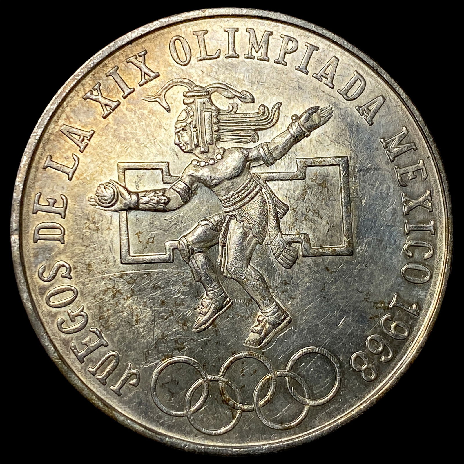 1968 Mexico Silver 25 Pesos UNCIRCULATED: 1968 Mexico Silver 25 Pesos UNCIRCULATED