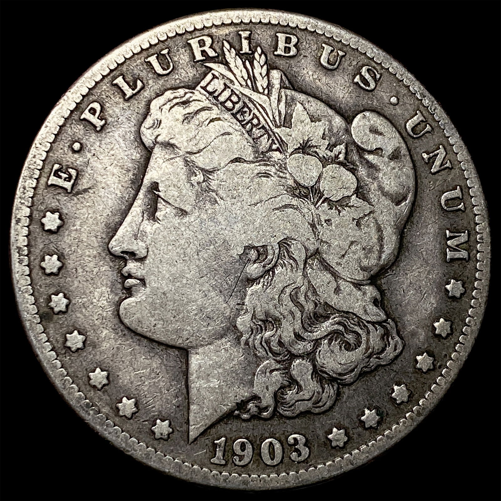 1903-S Silver Morgan Dollar LIGHTLY CIRCULATED: 1903-S Silver Morgan Dollar LIGHTLY CIRCULATED