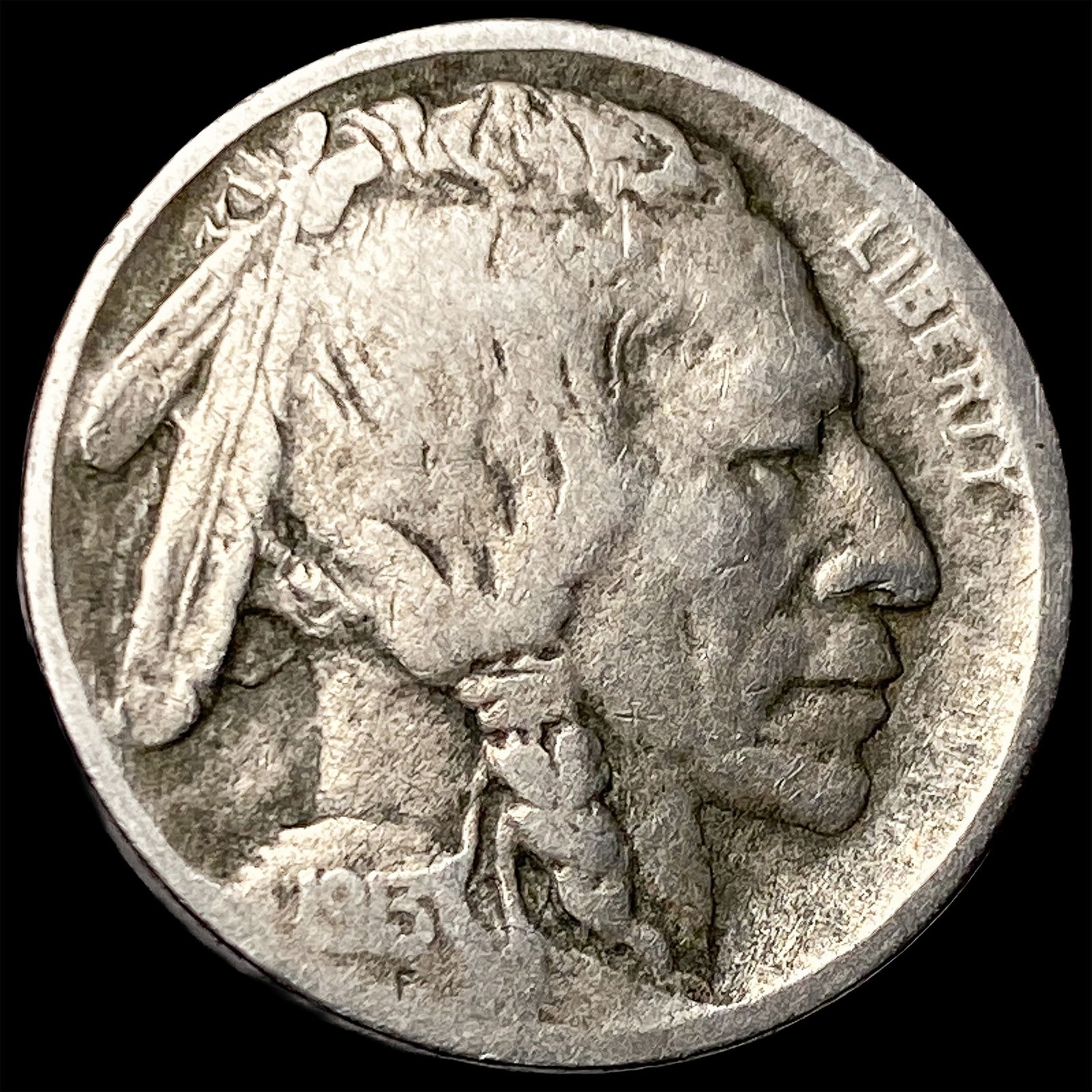 1935-D Nickel Five Cents Buffalo LIGHTLY CIRCULATED: 1935-D Nickel Five Cents Buffalo LIGHTLY CIRCULATED