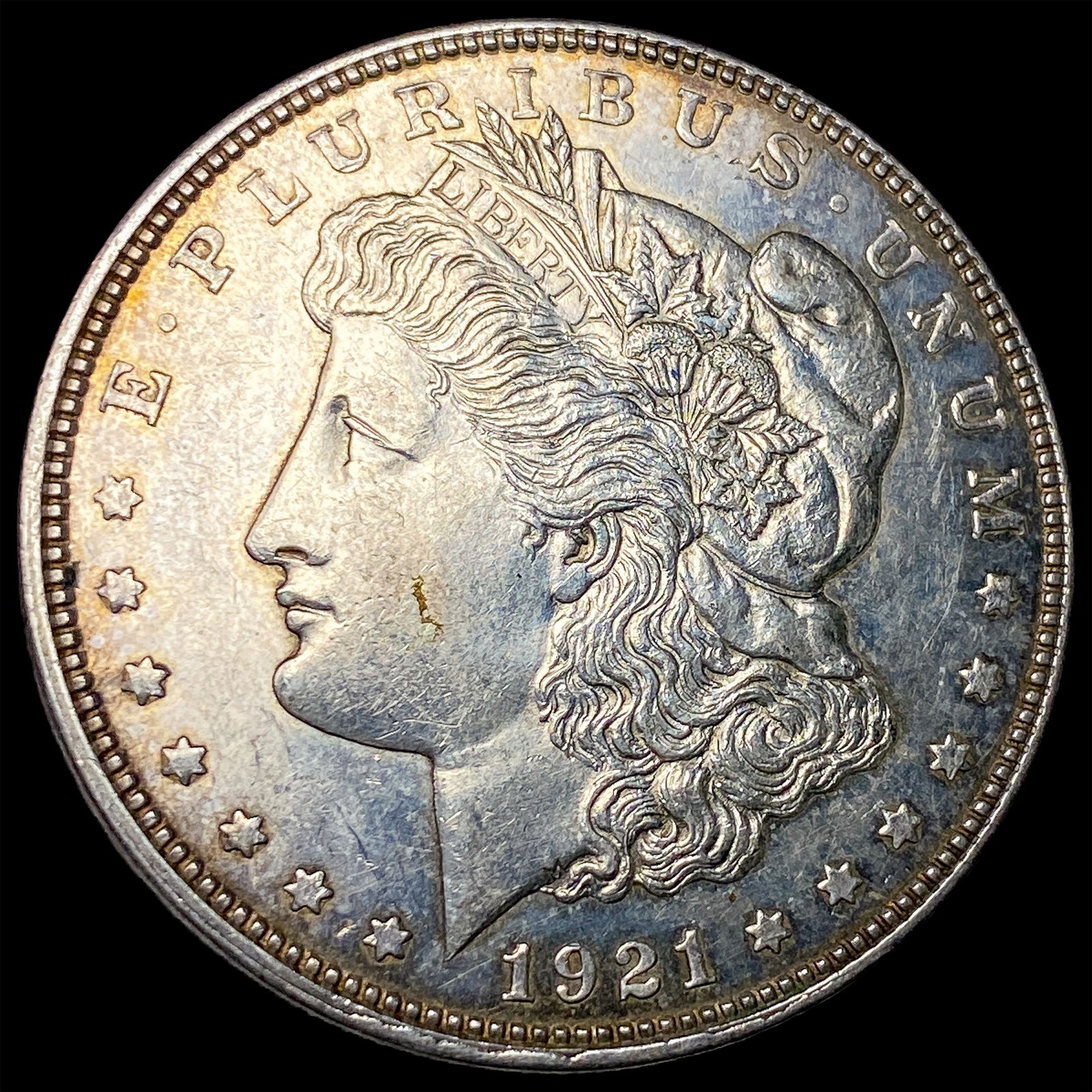 1921 Silver Morgan Dollar CLOSELY UNCIRCULATED (1 of 2)