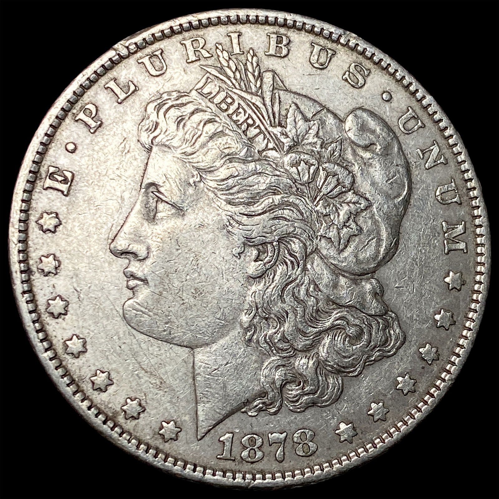 1878-S Silver Morgan Dollar CLOSELY UNCIRCULATED (1 of 2)