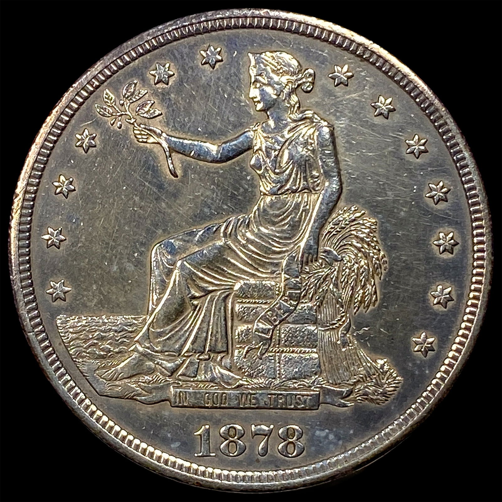 1878-S Silver Trade Dollar HIGH GRADE (1 of 2)