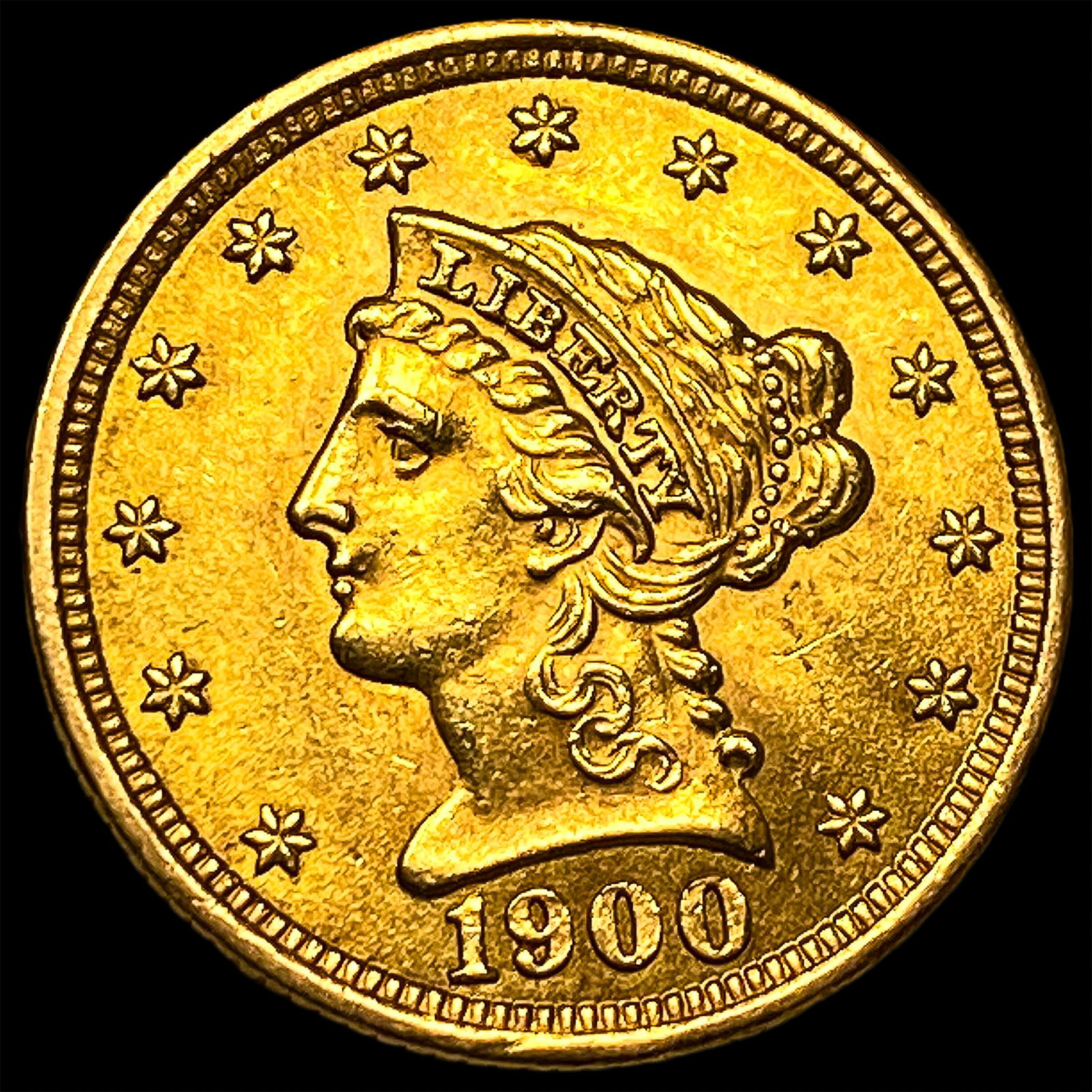 1900 Liberty Head $2.50 Gold Quarter Eagle UNCIRCULATED (1 of 2)