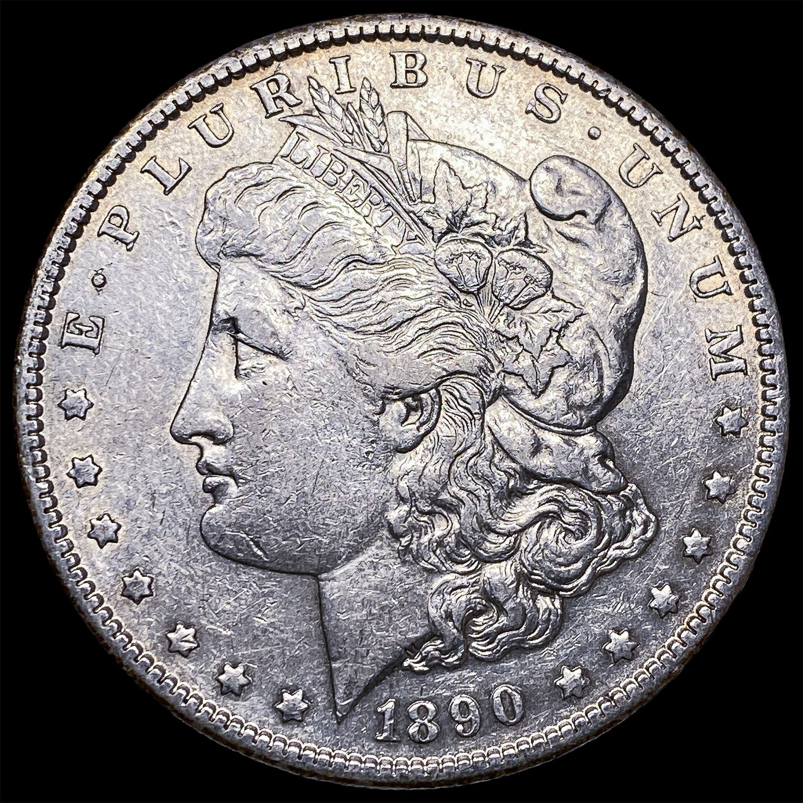 1890 Morgan Silver Dollar CLOSELY UNCIRCULATED: 1890 Morgan Silver Dollar CLOSELY UNCIRCULATED
