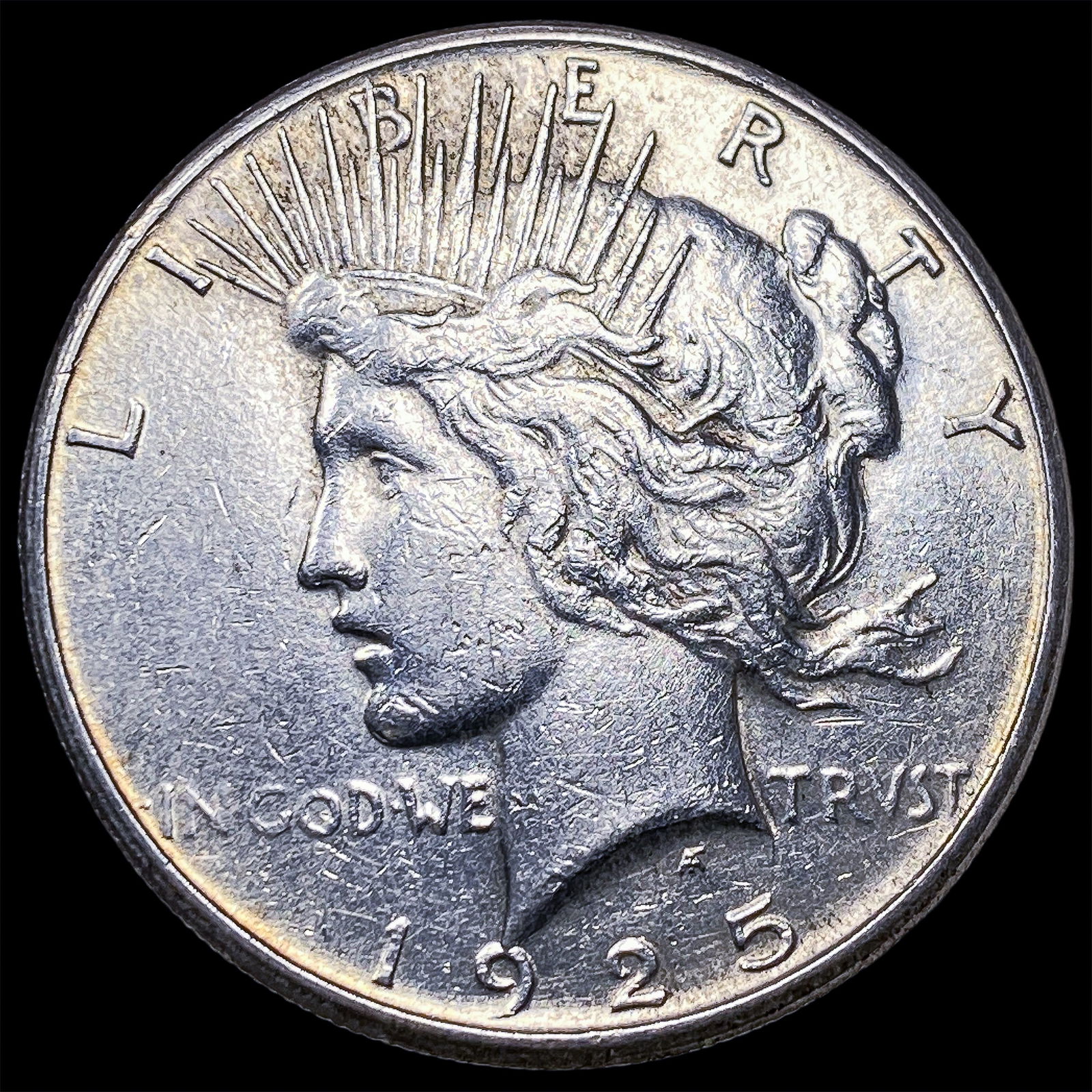 1925-S Silver Peace Dollar CLOSELY UNCIRCULATED: 1925-S Silver Peace Dollar CLOSELY UNCIRCULATED
