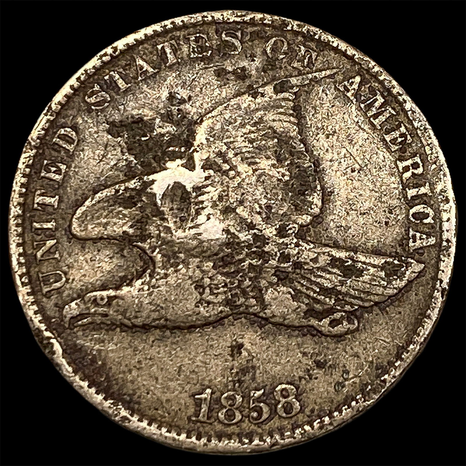 1858 Flying Eagle Cent HIGH GRADE: 1858 Flying Eagle Cent HIGH GRADE