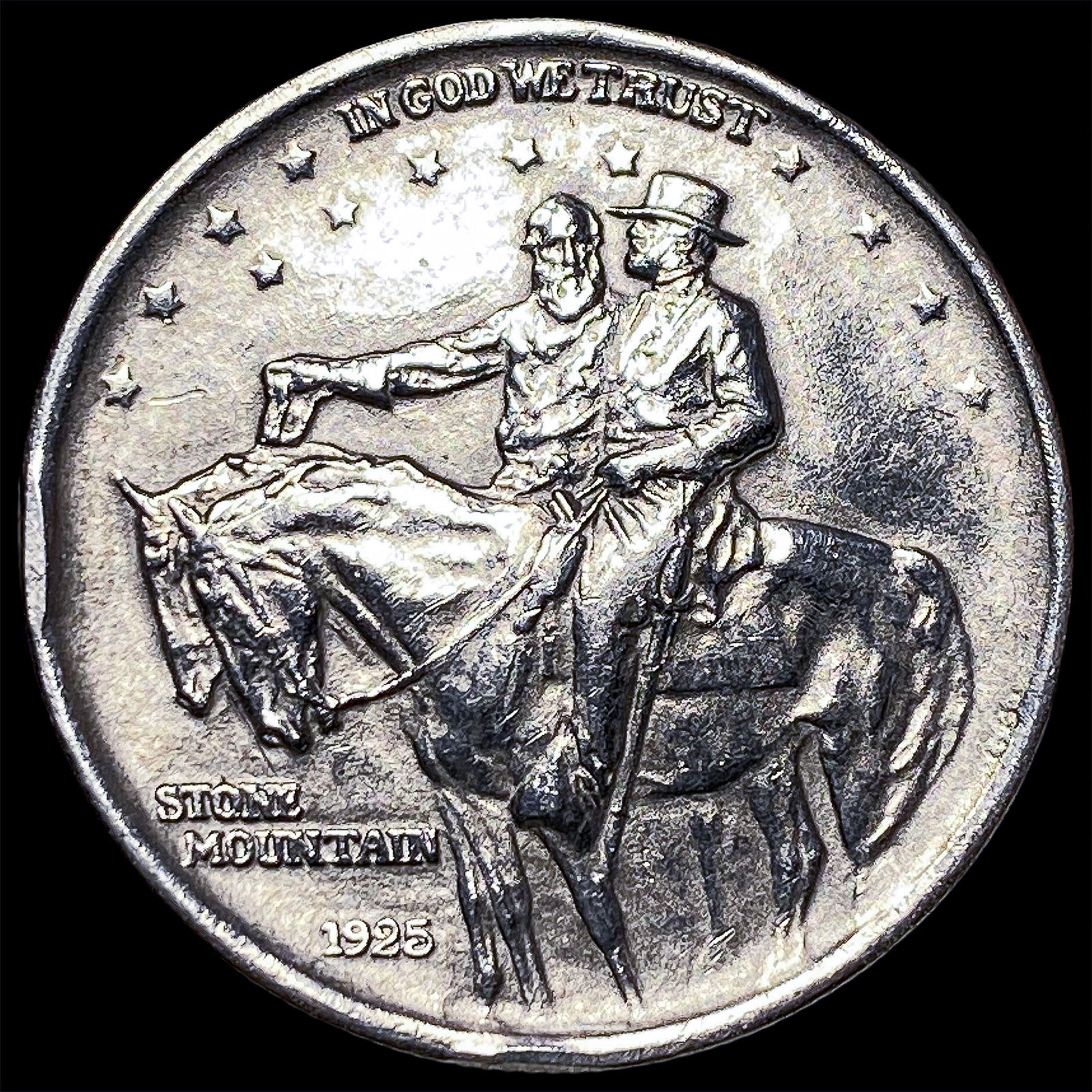 1925 Silver Half Dollar Stone Mountain HIGH GRADE: 1925 Silver Half Dollar Stone Mountain HIGH GRADE