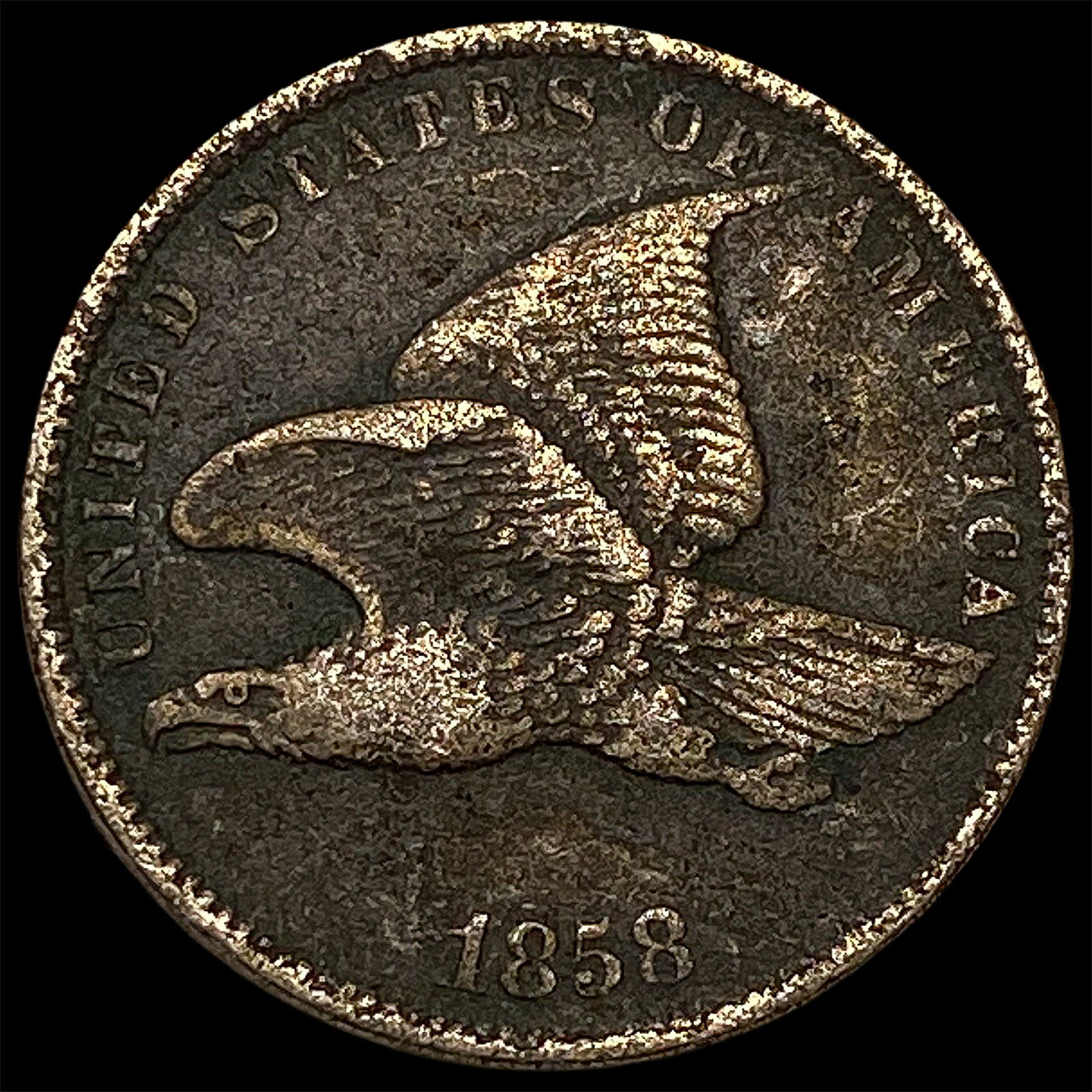 1858 Flying Eagle Cent HIGH GRADE: 1858 Flying Eagle Cent HIGH GRADE