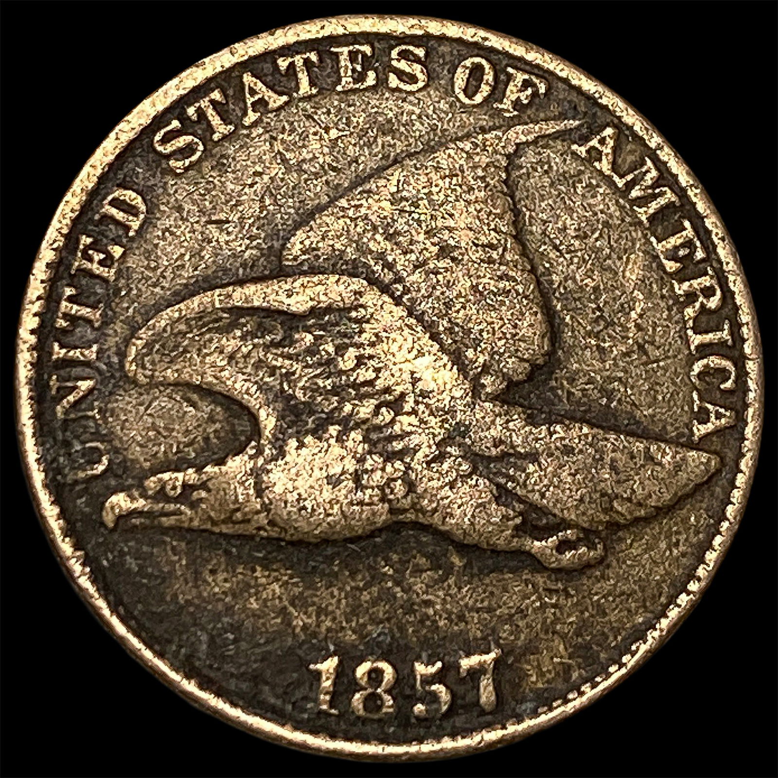 1857 Flying Eagle Cent HIGH GRADE: 1857 Flying Eagle Cent HIGH GRADE