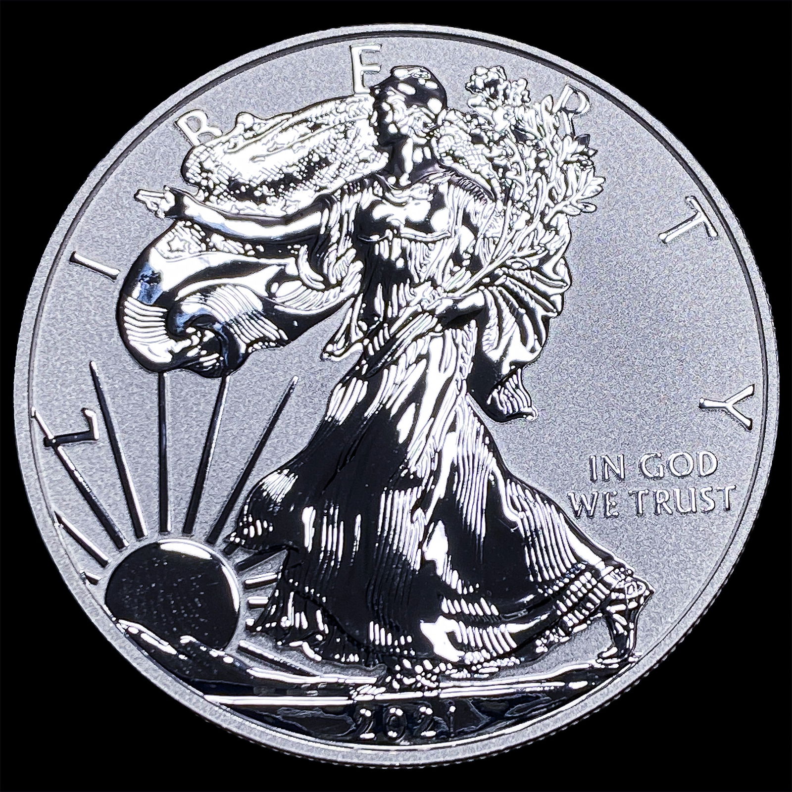 2021-W Silver American Eagle $1 GEM PROOF (1 of 2)