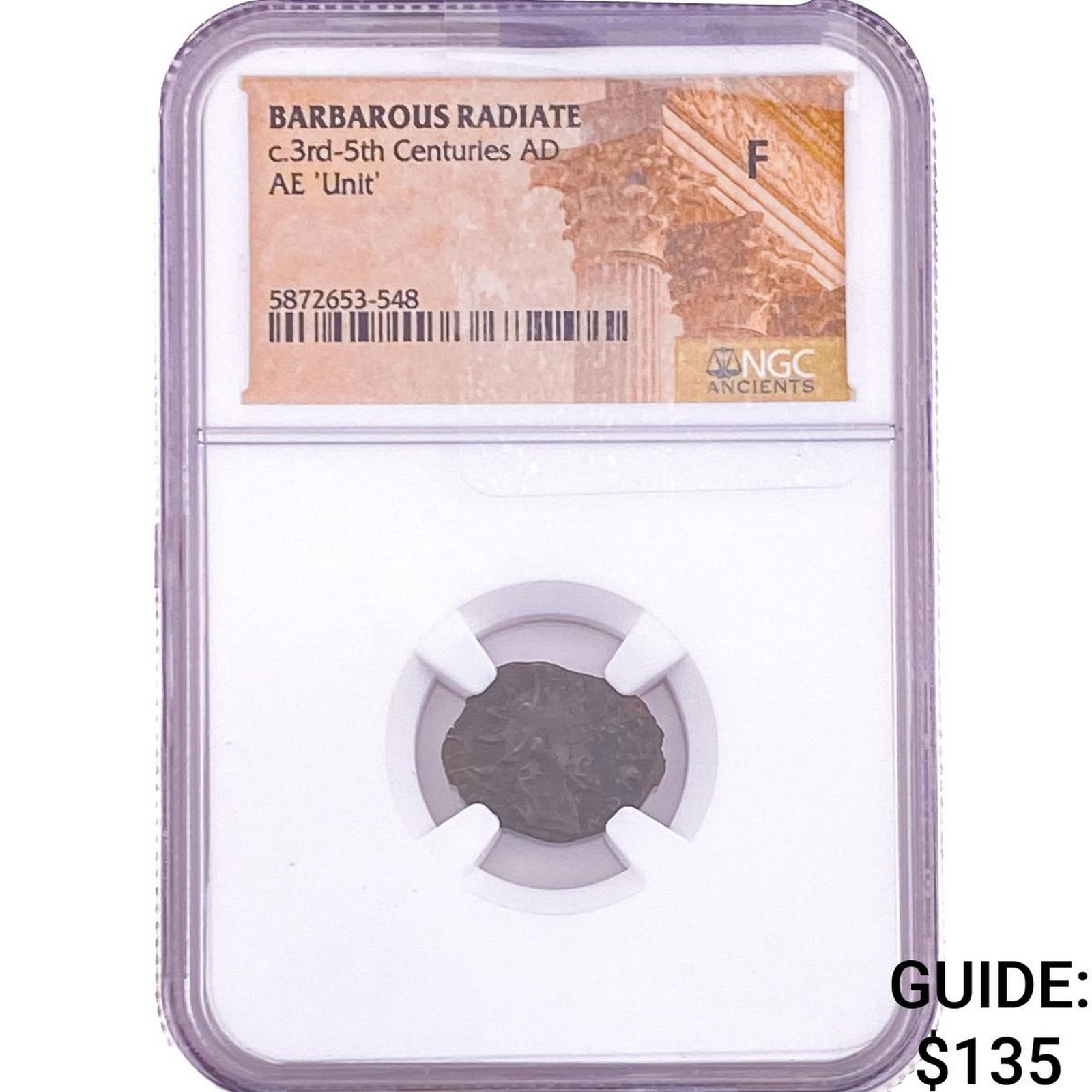 Barbarous Radiate c.3rd-5th Cent. Bronze 'Unit' F: Barbarous Radiate c.3rd-5th Cent. Bronze 'Unit' F