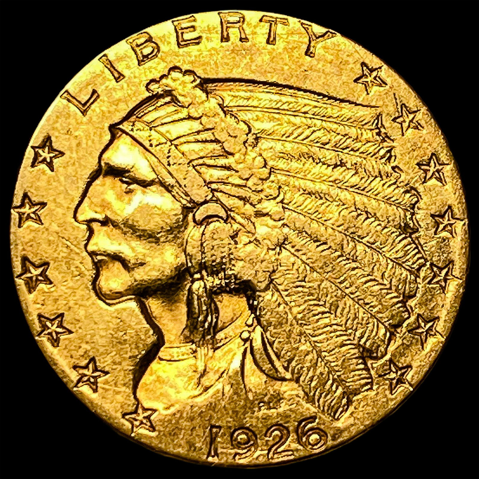 1926 Indian Head $2.5 Gold Quarter Eagle UNCIRCULATED (1 of 2)