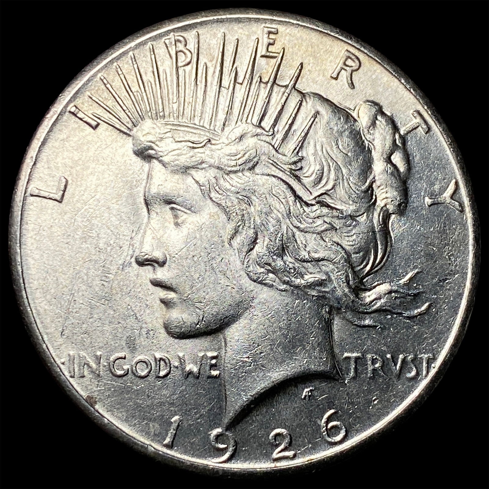 1926 Peace Silver Dollar CLOSELY UNCIRCULATED: 1926 Peace Silver Dollar CLOSELY UNCIRCULATED