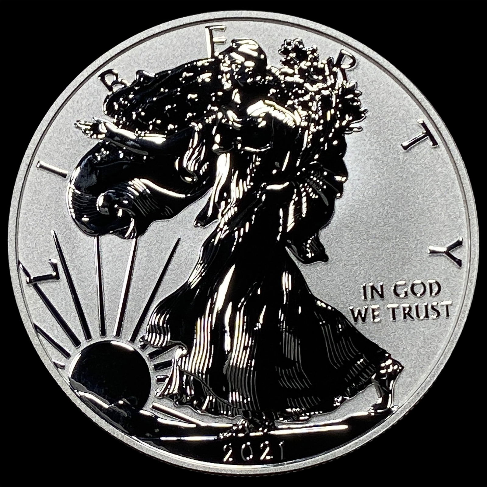 2021-W 1 oz Silver American Eagle GEM PROOF (1 of 2)