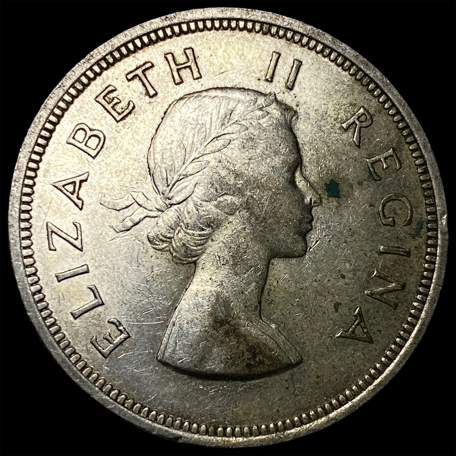 1958 South Africa Silver 2 1/2 Shillings UNCIRCULATED: 1958 South Africa Silver 2 1/2 Shillings UNCIRCULATED