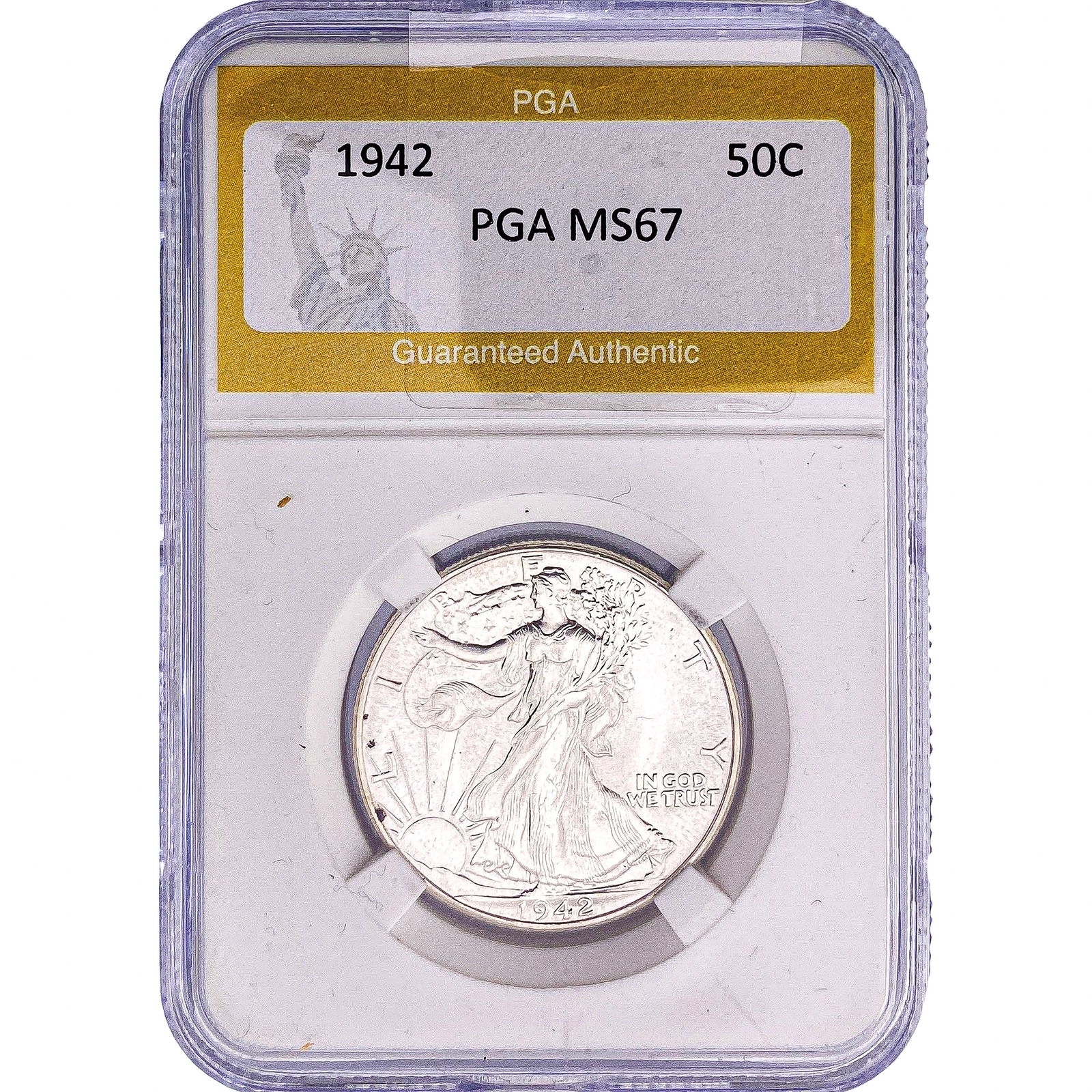 1942 Walking Liberty Half Dollar PGA MS67 (1 of 2)
