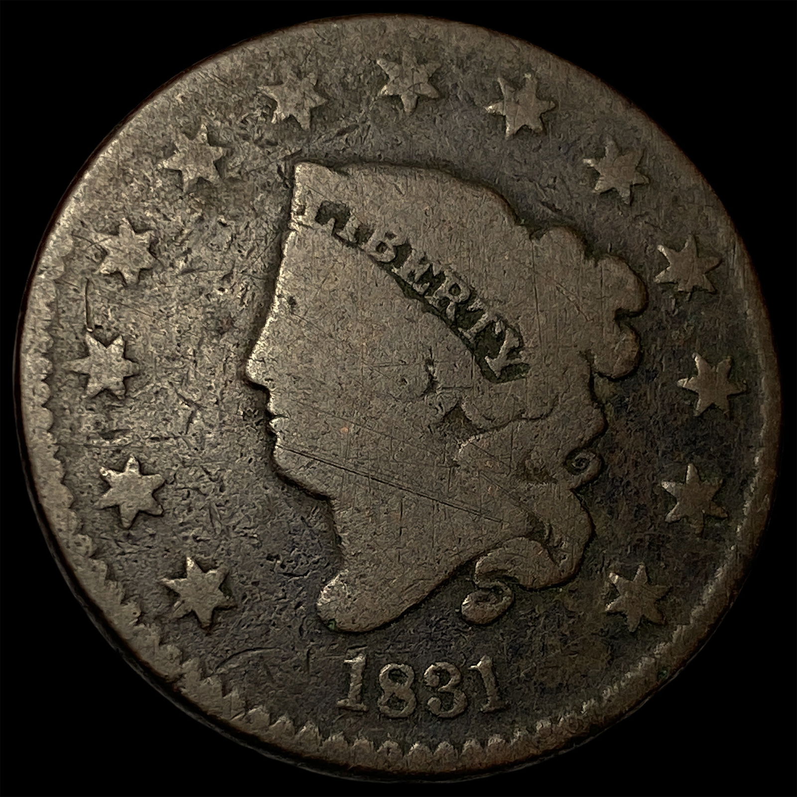 1831 Coronet Head Large Cent HIGH GRADE: 1831 Coronet Head Large Cent HIGH GRADE