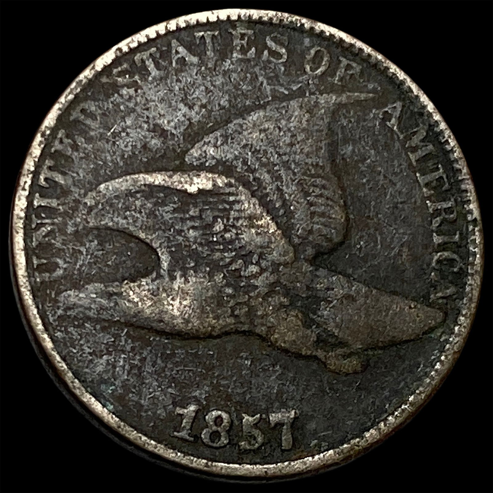 1857 Flying Eagle Cent HIGH GRADE: 1857 Flying Eagle Cent HIGH GRADE
