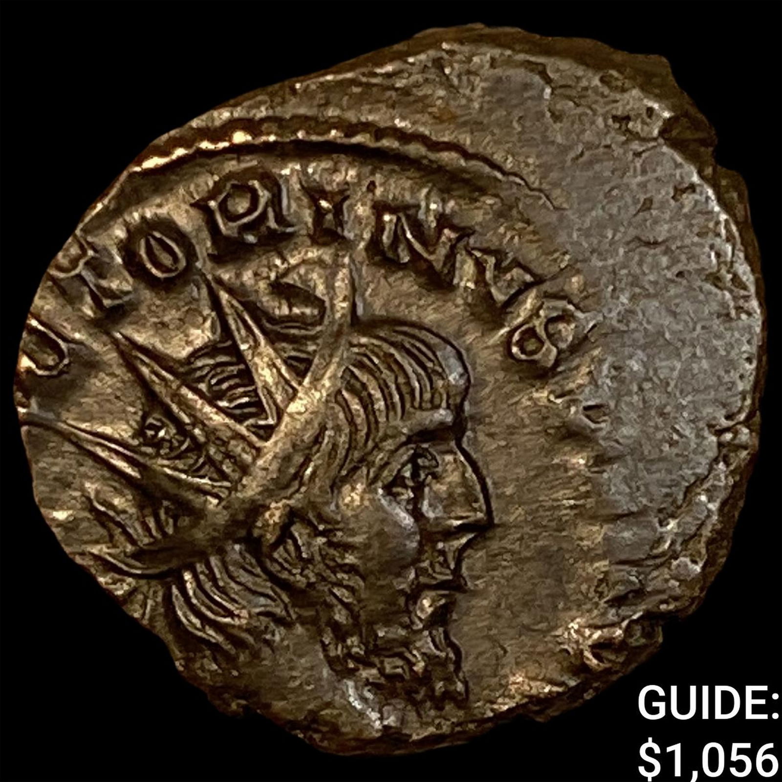 Romano-Gallic Victorinus 269-271 BI Dbl Denarius CHOICE AU: Romano-Gallic Victorinus 269-271 BI Dbl Denarius CHOICE AU