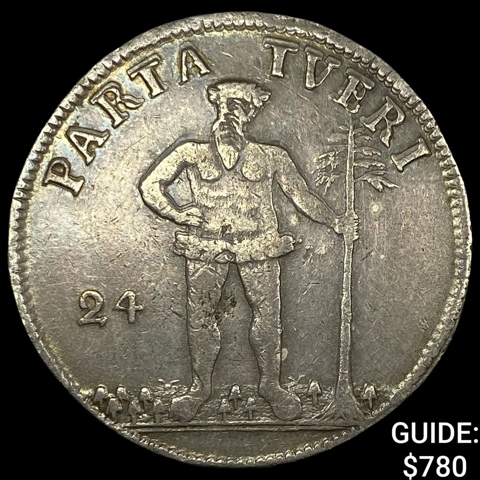 1729 German Brunswick Silver 24 Mariengroschen HIGH GRADE (1 of 2)