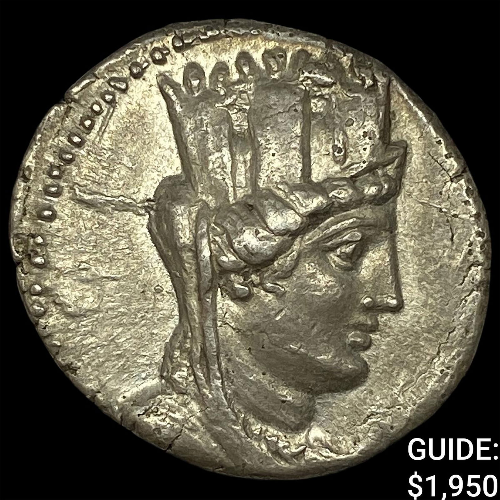 Phoenicia, Arados 138/7-44/3BC Silver Tetradrachm CLOSELY UNCIRCULATED: Phoenicia, Arados 138/7-44/3BC Silver Tetradrachm CLOSELY UNCIRCULATED