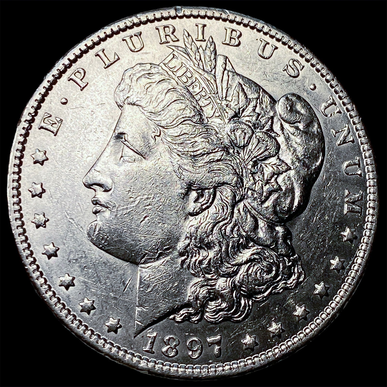1897-O Silver Morgan Dollar CLOSELY UNCIRCULATED (1 of 2)