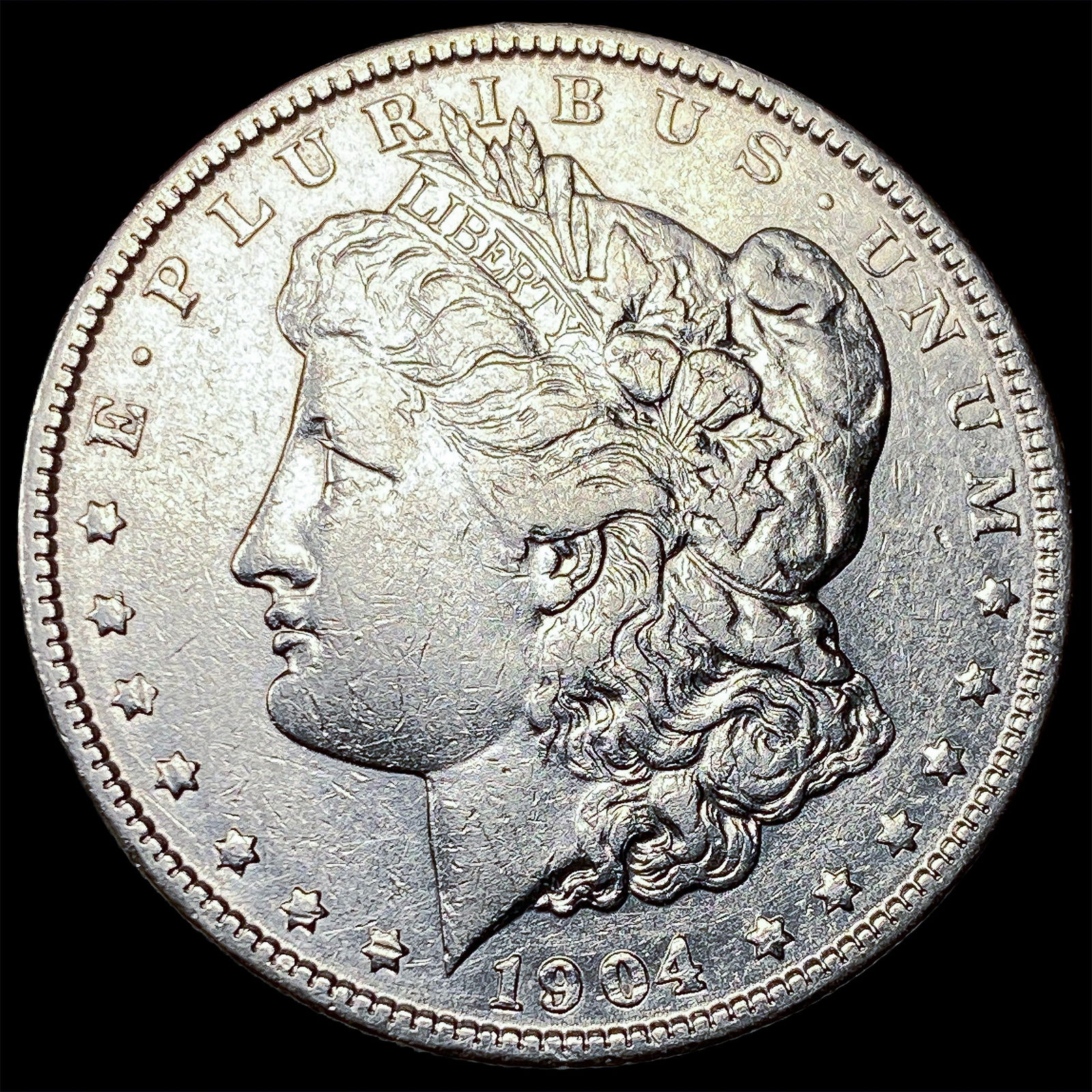 1904-O Silver Morgan Dollar CLOSELY UNCIRCULATED: 1904-O Silver Morgan Dollar CLOSELY UNCIRCULATED