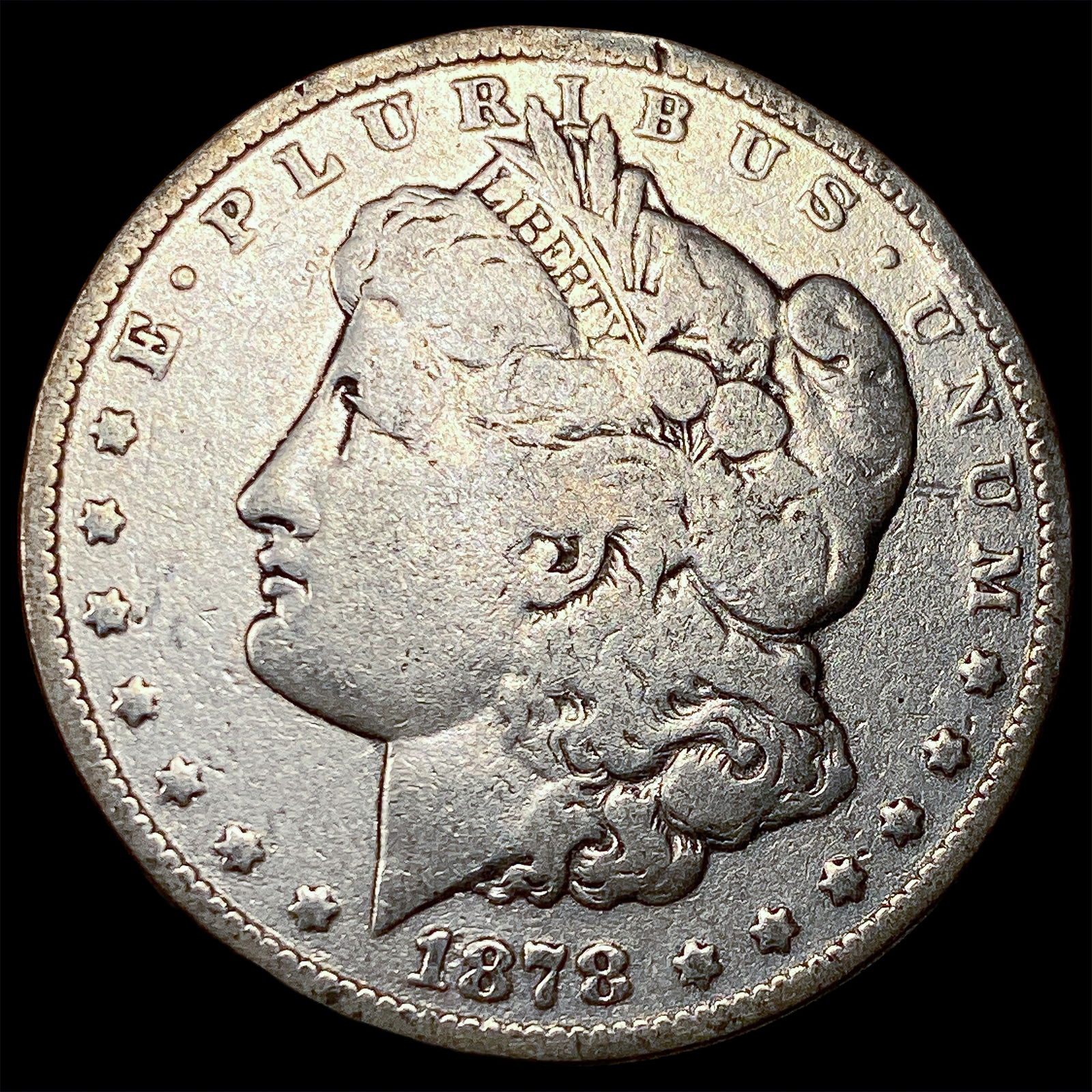 1878-CC Silver Morgan Dollar NICELY CIRCULATED: 1878-CC Silver Morgan Dollar NICELY CIRCULATED