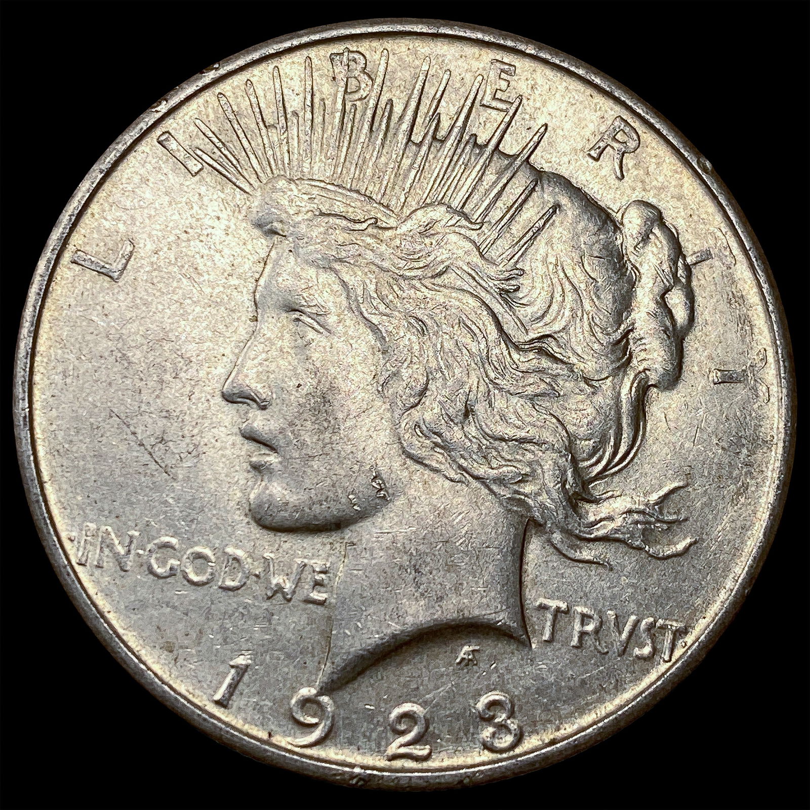 1923 Silver Peace Dollar CHOICE AU (1 of 2)